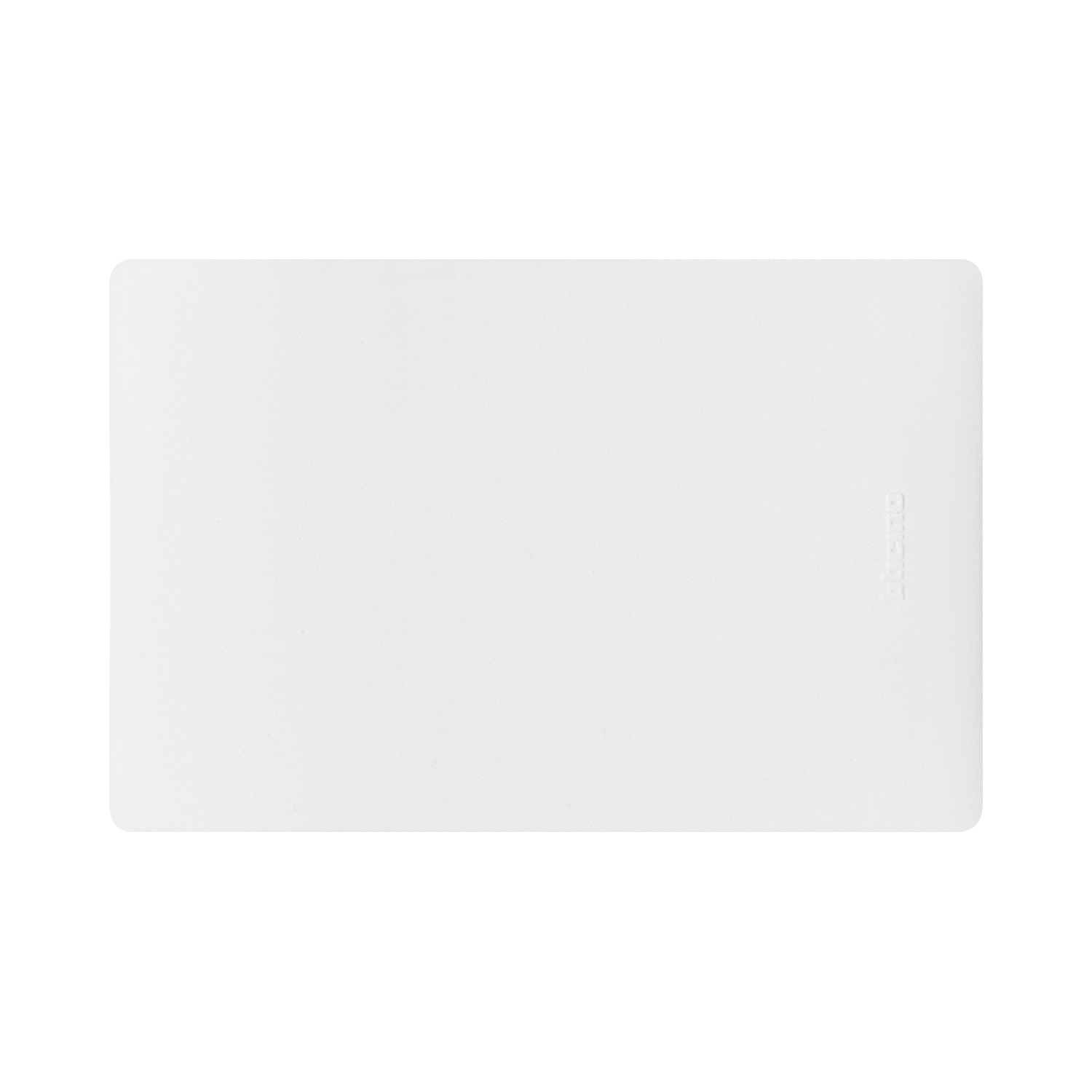 Placa Ciega Blanca Con Soporte Luzica PU1000 (154915) — BTicino