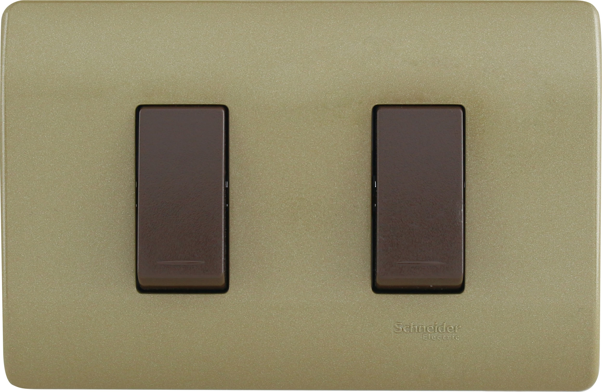 Interruptor Doble 9/15 16A 250V Armado Dorado/cafÉ Genesis MWD130267802 (155217) — SCHNEIDER ELECTRIC
