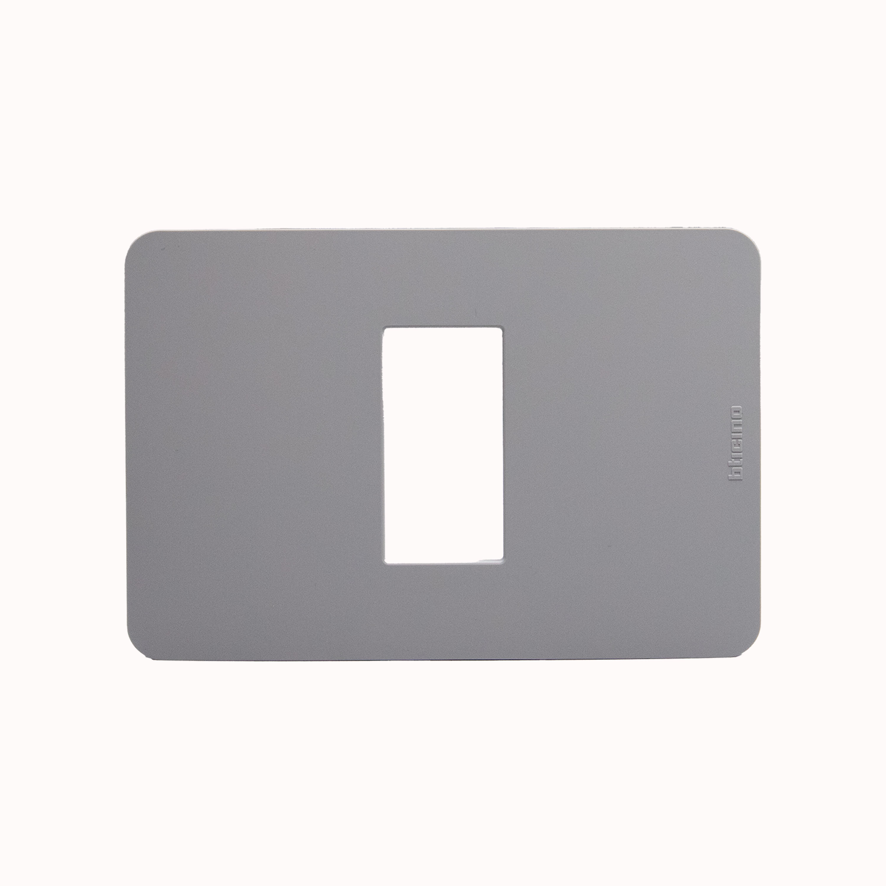 Placa 1 Puesto Gris JA4803M1JG — BTicino — BTICINO