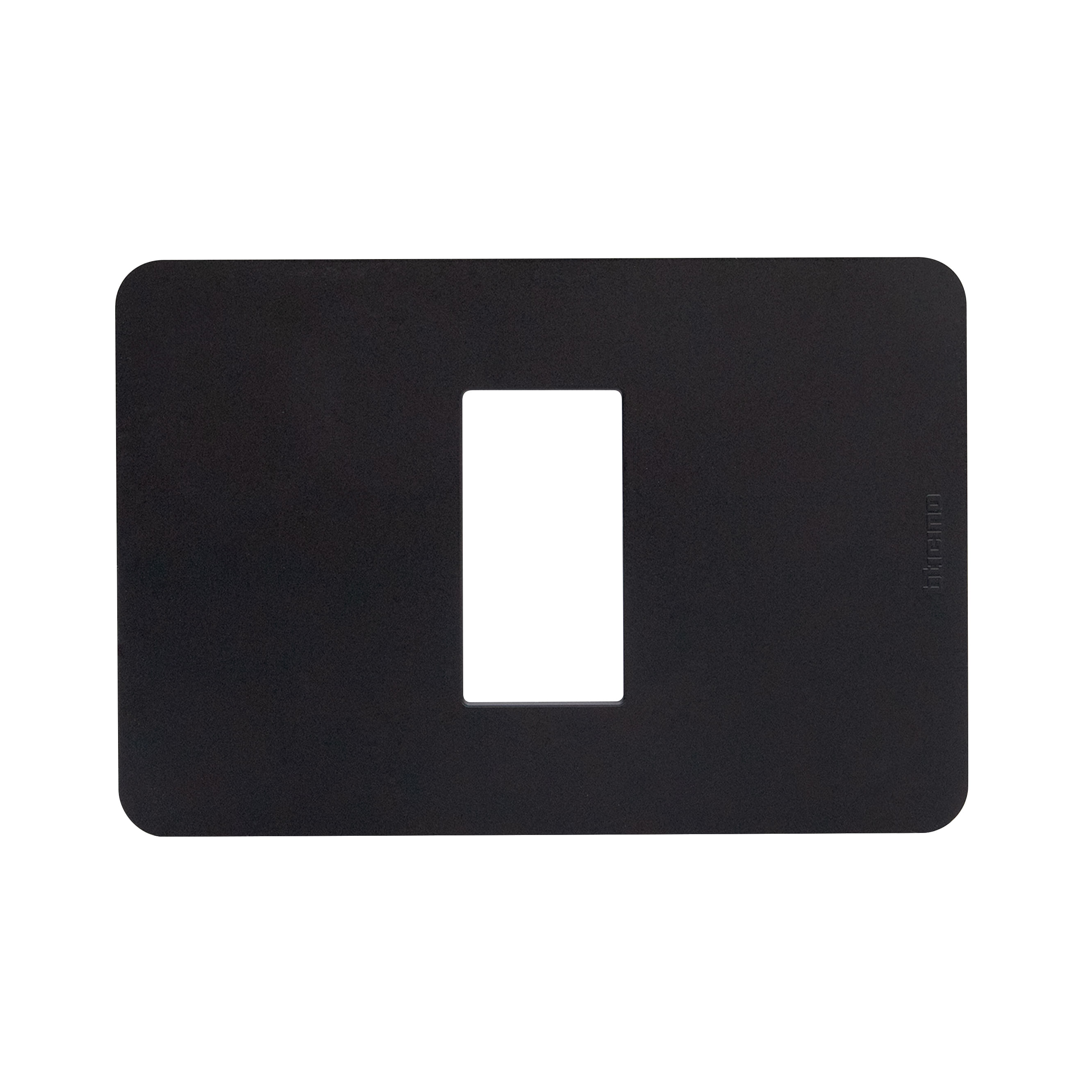 Placa 1 Puesto Negro JA4803M1JB — BTicino — BTicino