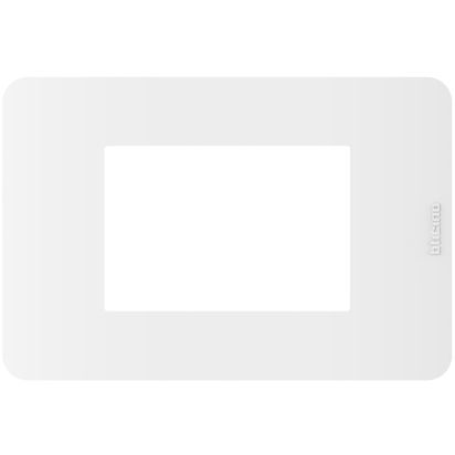 Placa 3 Puestos Blanco JA4803JW — BTicino — BTICINO