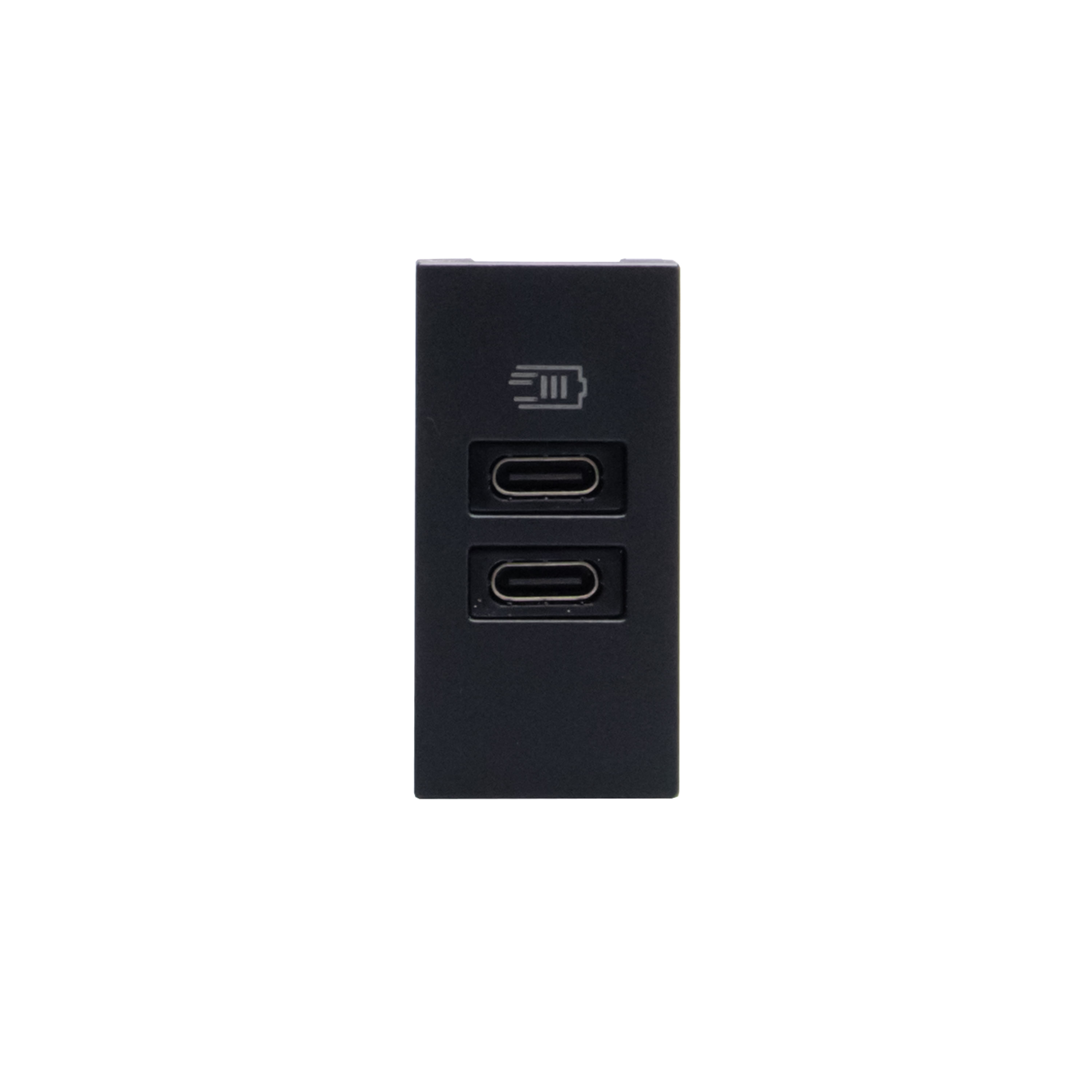 Módulo Cargador USB Cc 1 Módulo Negro JB4191CC — BTicino — BTicino