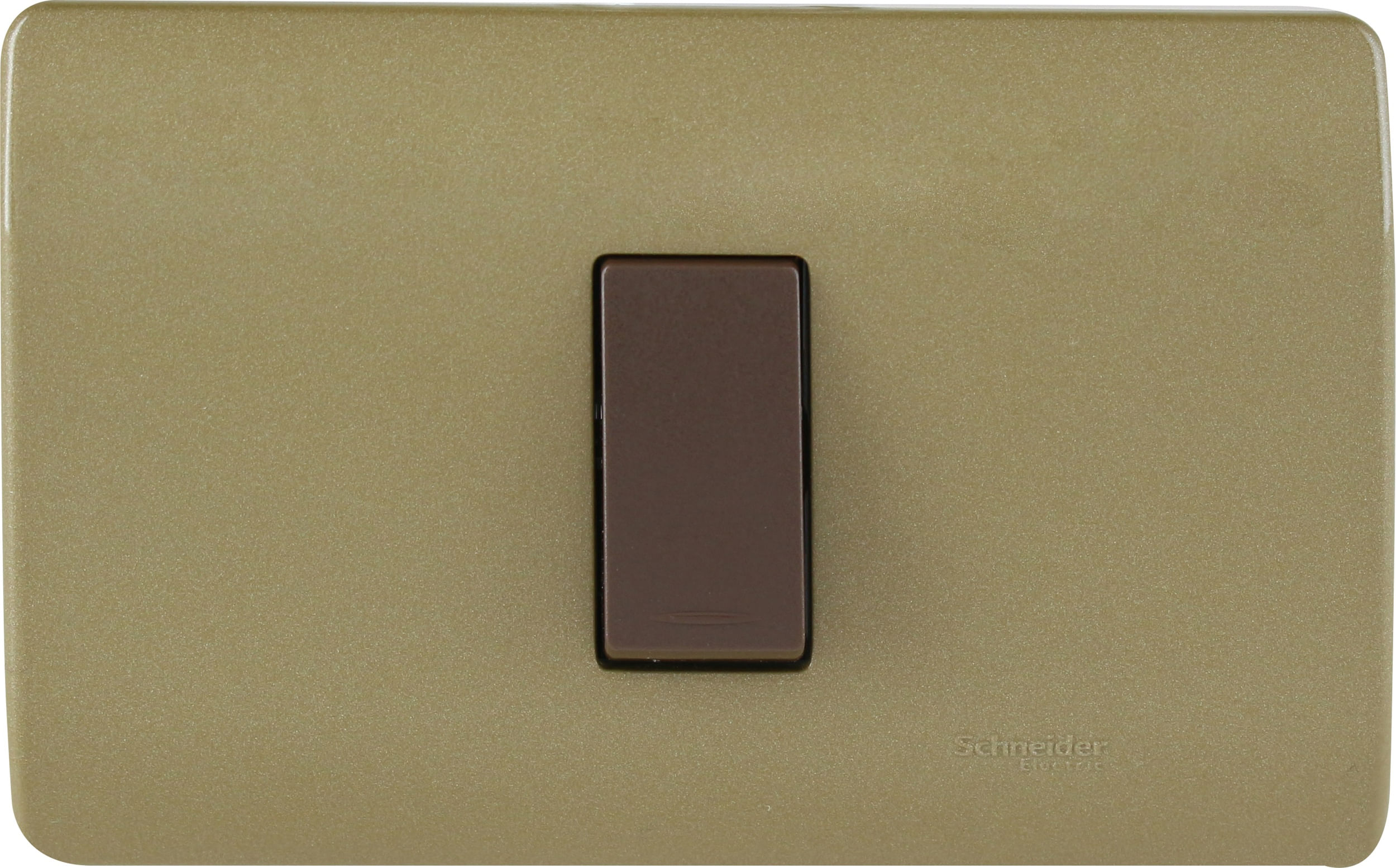 Interruptor Conmutador 9/24 16A 250V Armado Dorado/cafÉ Genesis MWD130267804 (155617) — SCHNEIDER ELECTRIC