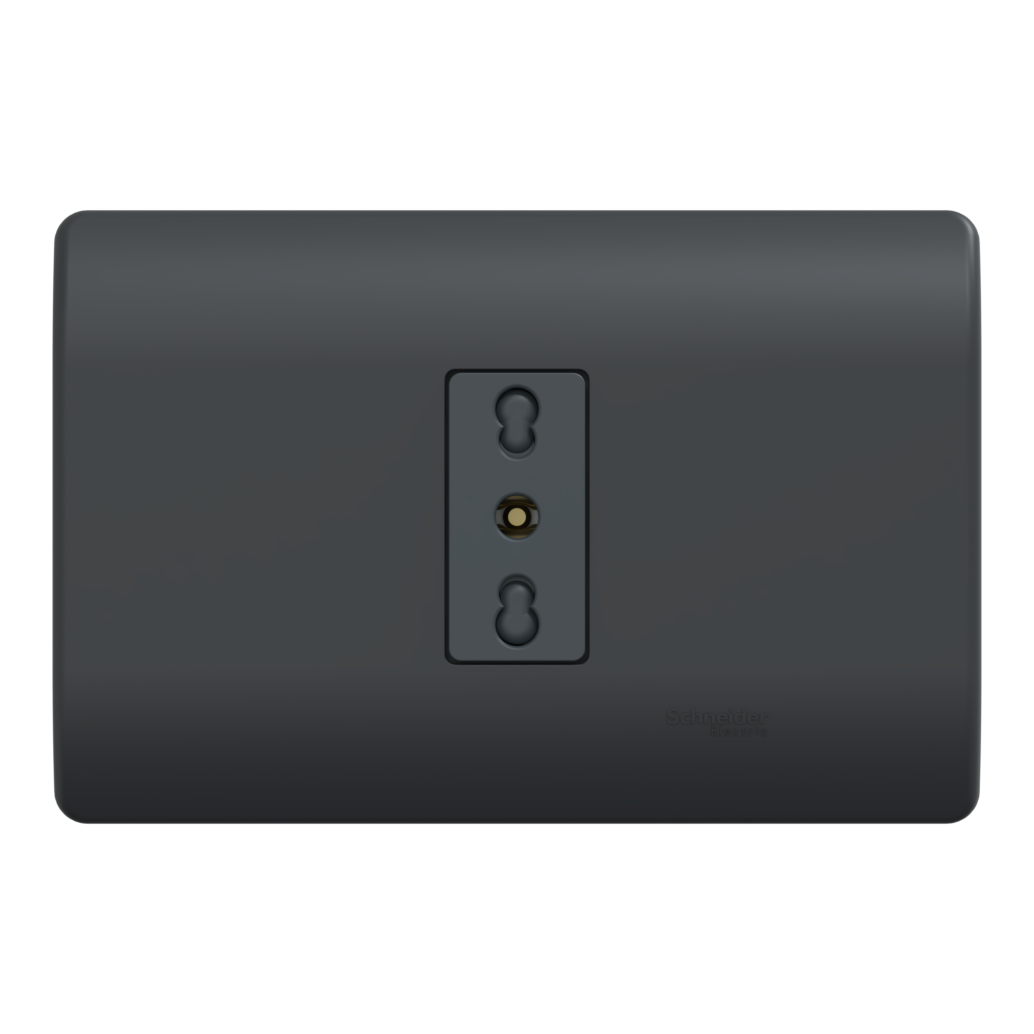 Enchufe Simple 2P+T 10/16A 250V Genesis MWD60236 Negro (156428) — SCHNEIDER ELECTRIC