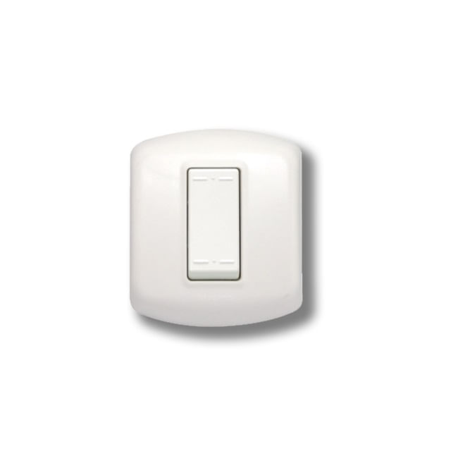 Interruptor Simple 9/24 10A 250V Blanco Sob CAL1101BN Modus Plus (156706) — BTicino