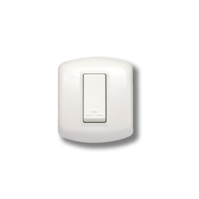 Interruptor Sobrepuesto Armado Pulsador Blanco CAL1102BN Modus Plus (156708) — BTicino