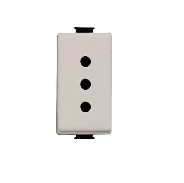 Modulo Enchufe 2P+T 10A Beige Matix AM5113CBE (158617) — BTicino