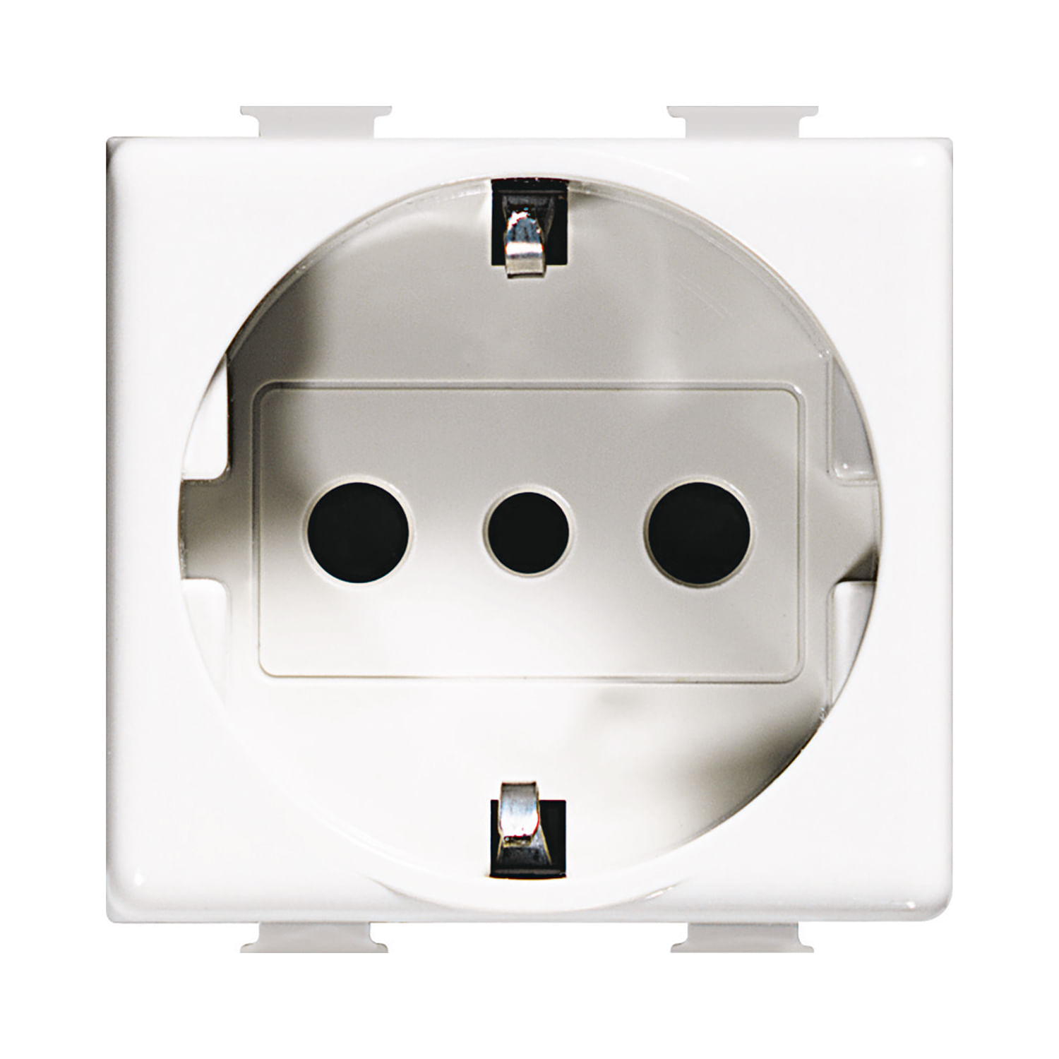 Modulo Enchufe Schuko 2P+T 10A 250V (16A) Blanco Matix AM5440/3 (158652) — BTicino
