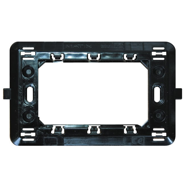 Soporte Plastico 3 Puestos Matix 503SB (158662) — BTicino