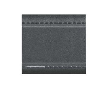 Cubretecla Neutro Iluminable 3 Puestos Antracita L4915M3N Living Light (158862) — BTICINO