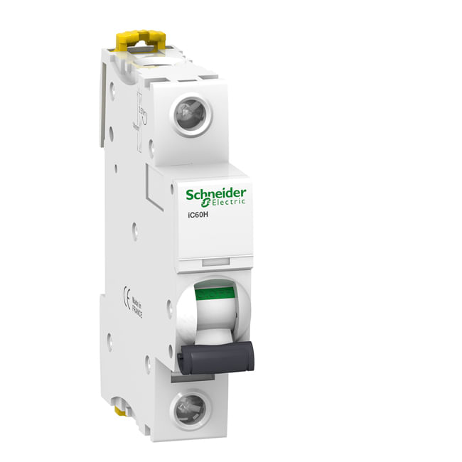 Interruptor automático 1x6A 15kA curva C iC60H A9F87106 Schneider — Schneider