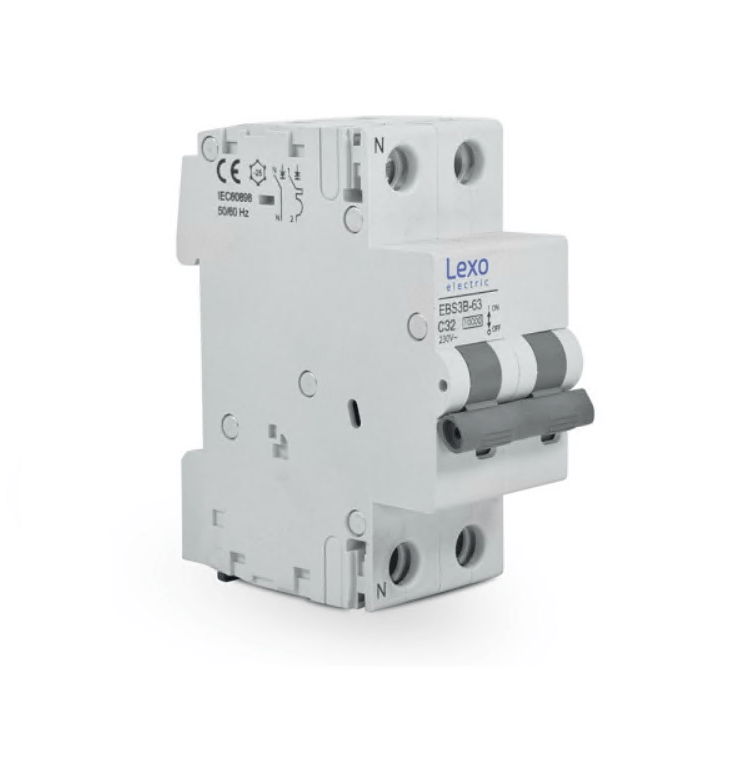Interruptor automático 1x20A 10kA curva C 5350020 — LEXO
