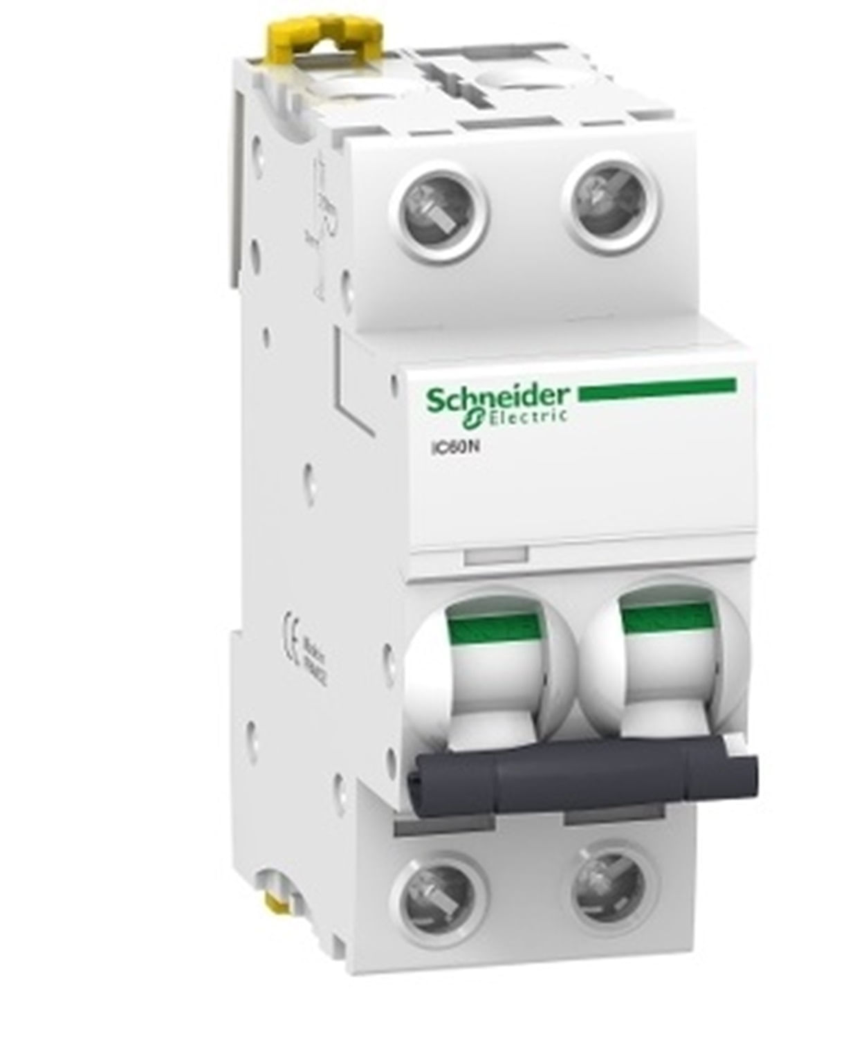 Interruptor automático 2x2A 10kA curva C iC60N A9F74202 Schneider — SCHNEIDER ELECTRIC