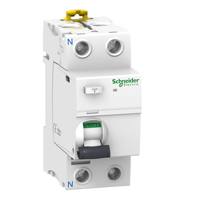 Interruptor Diferencial 2P 25A 30mA A-si 230V Acti9 A9R91225 — Schneider Electric — SCHNEIDER ELECTRIC