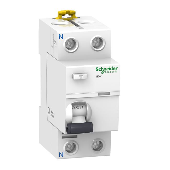 Interruptor Diferencial 2P 25A 30mA AC 230V Acti9 A9R50225 — Schneider Electric — SCHNEIDER ELECTRIC
