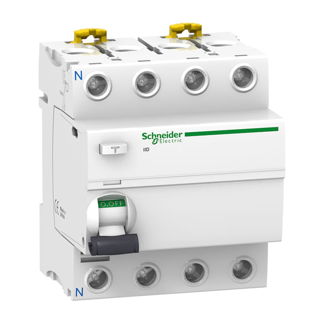 Interruptor Diferencial 4P 63A 30mA AC 415V Acti9 A9R71463 — Schneider Electric — SCHNEIDER ELECTRIC