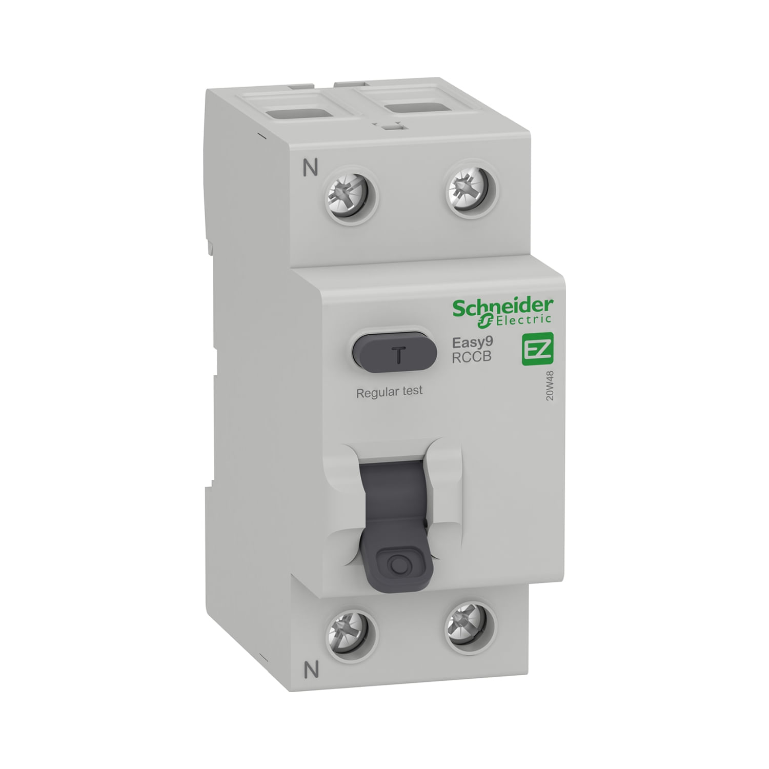 Interruptor Diferencial 2P 25A 30mA AC Easy9 EZ9R36225 — Schneider Electric — SCHNEIDER ELECTRIC