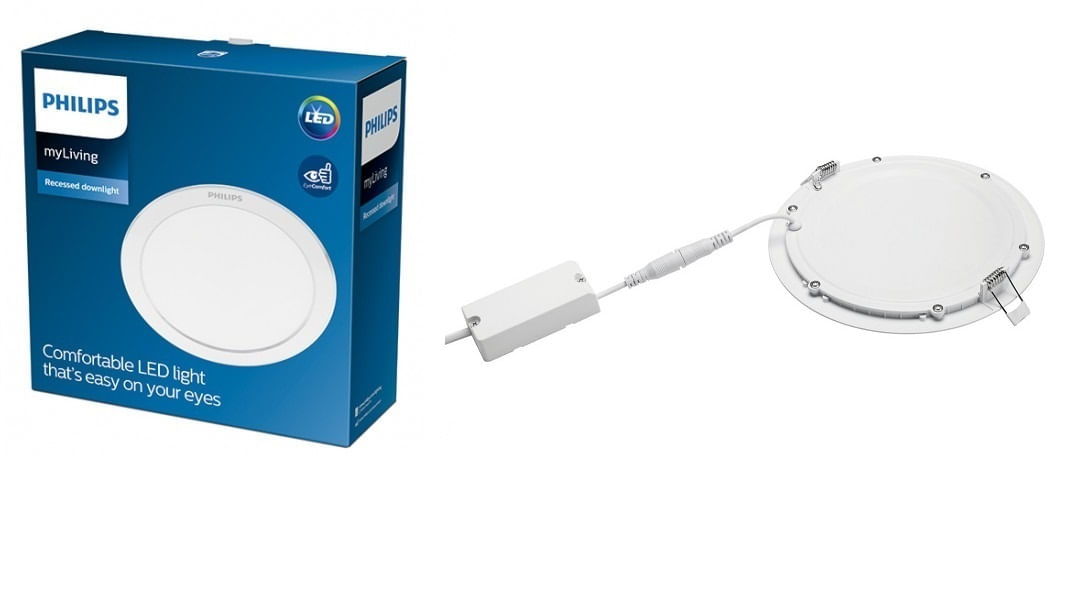 Plafón EMBUTIDO CIRCULAR 18W 4000K 1300LM 20CM DL252 (929002322001) — Philips