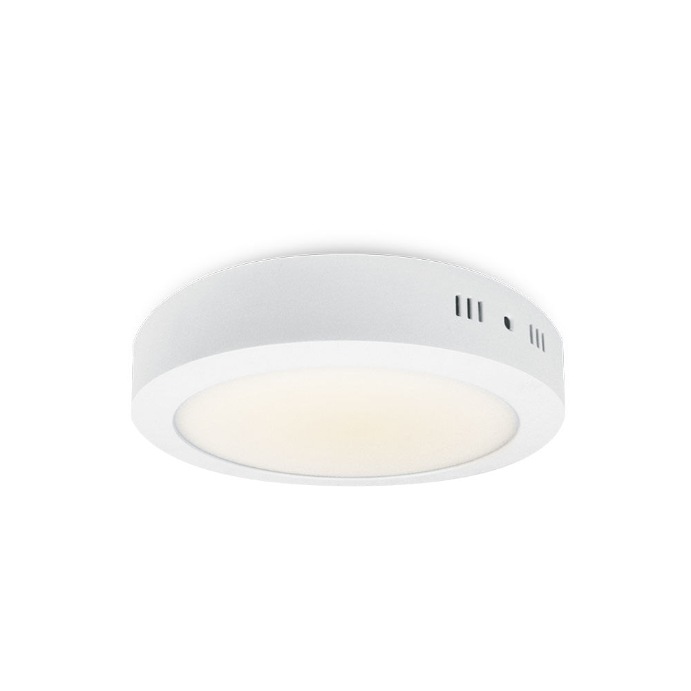 Foco LED Sobrepuesto 12W 3000K Redondo 840lm 1525212 Vkb (179188) — VKB