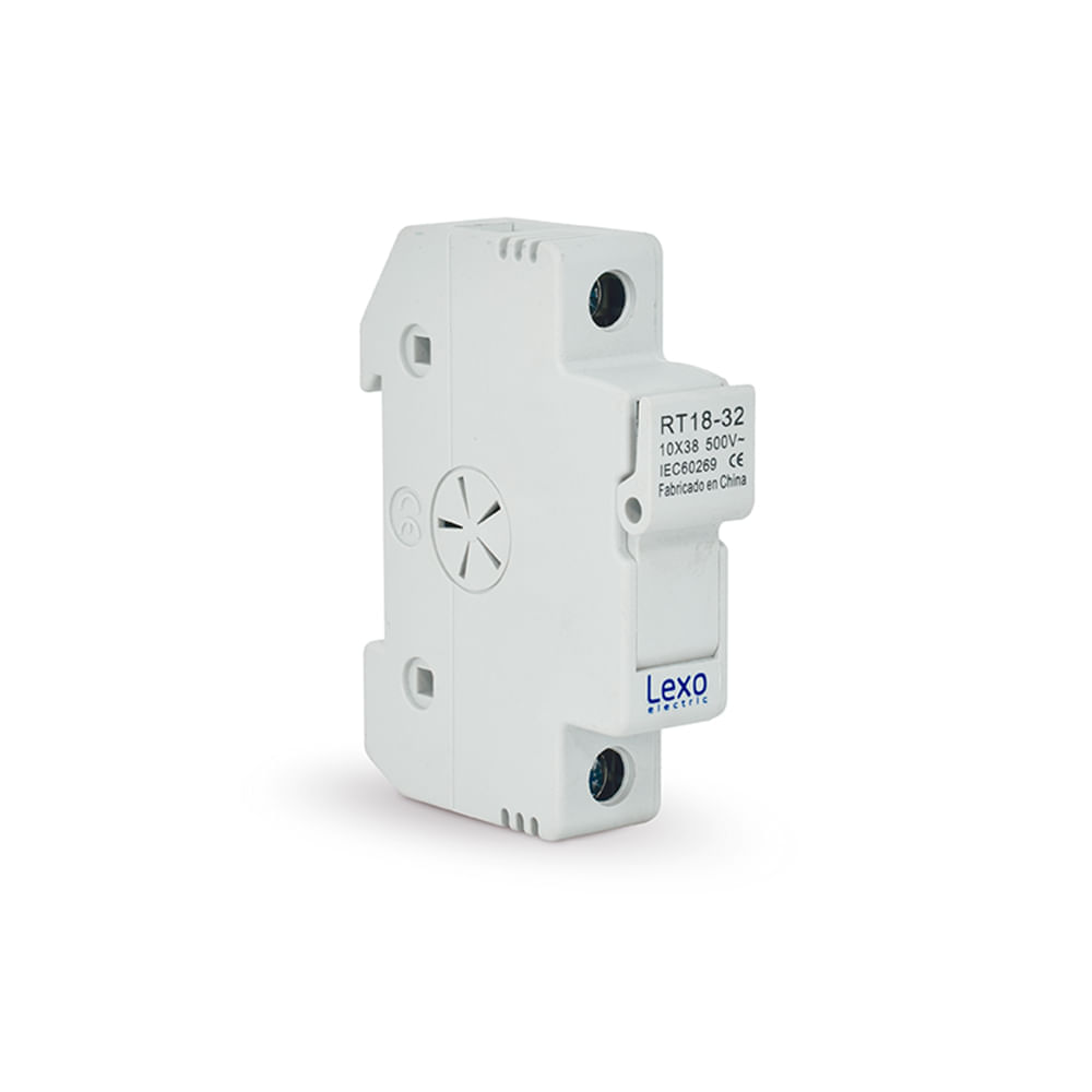 Portafusible 1P 32A 10x38mm 500V 5398201 Lexo (179243) — LEXO