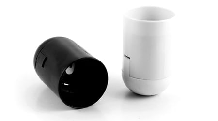 Portalampara Plastico Negro E27 90PT0N1170 (179625) — REMA