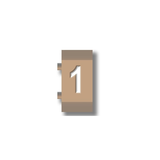 Marcador Para Cable 0,5-1.5mm 1 Cafe CAB3 38211 (185102) — Legrand