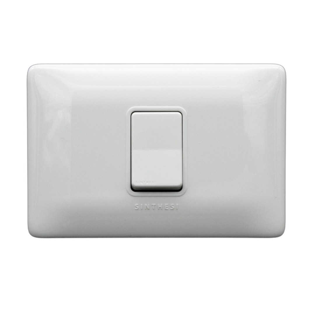 Interruptor 9/12 Simple S12 Blanco 1293001 — Sinthesi — Sinthesi