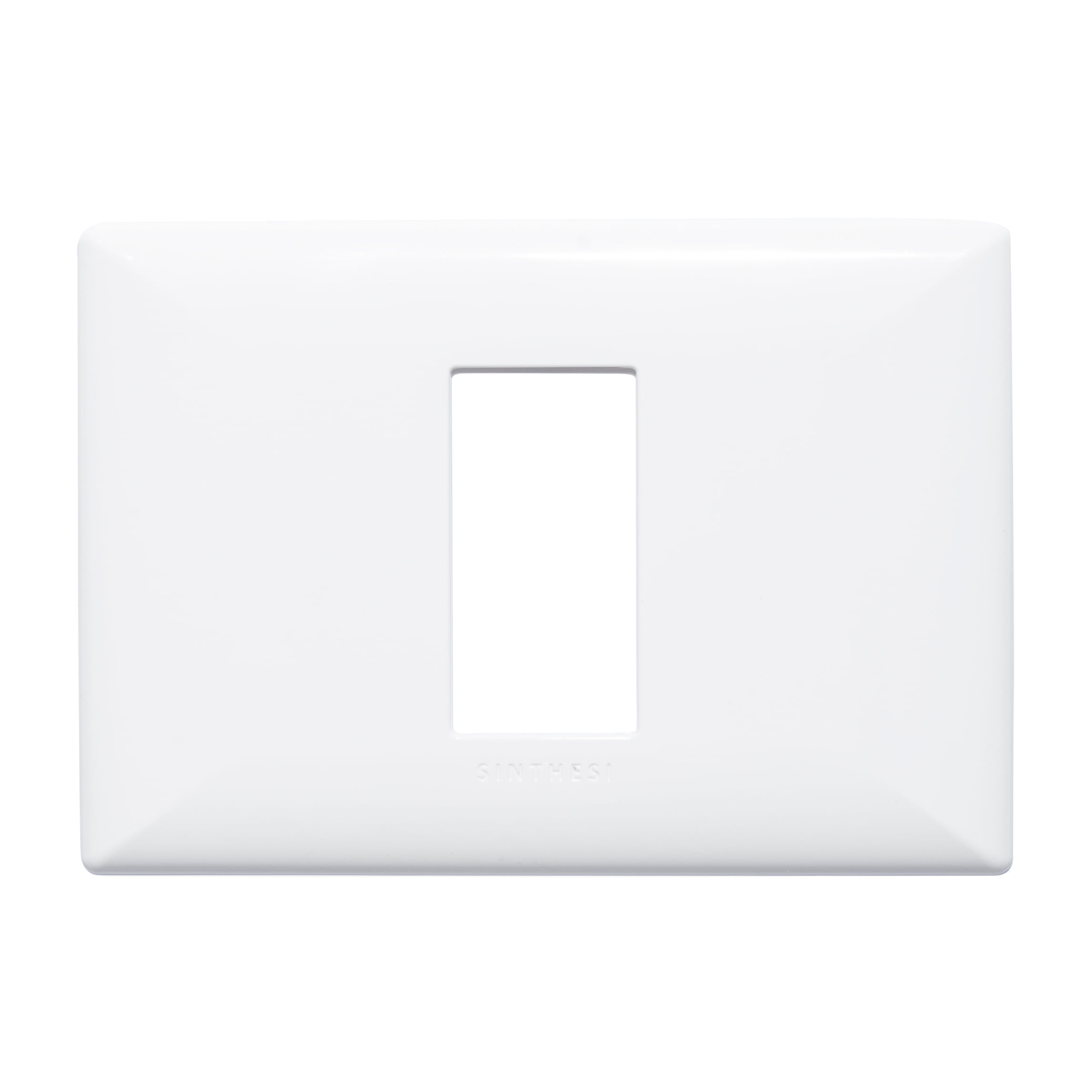 Placa 1 Puesto S22 ABS Blanco Con Soporte 220101 — Sinthesi — Sinthesi