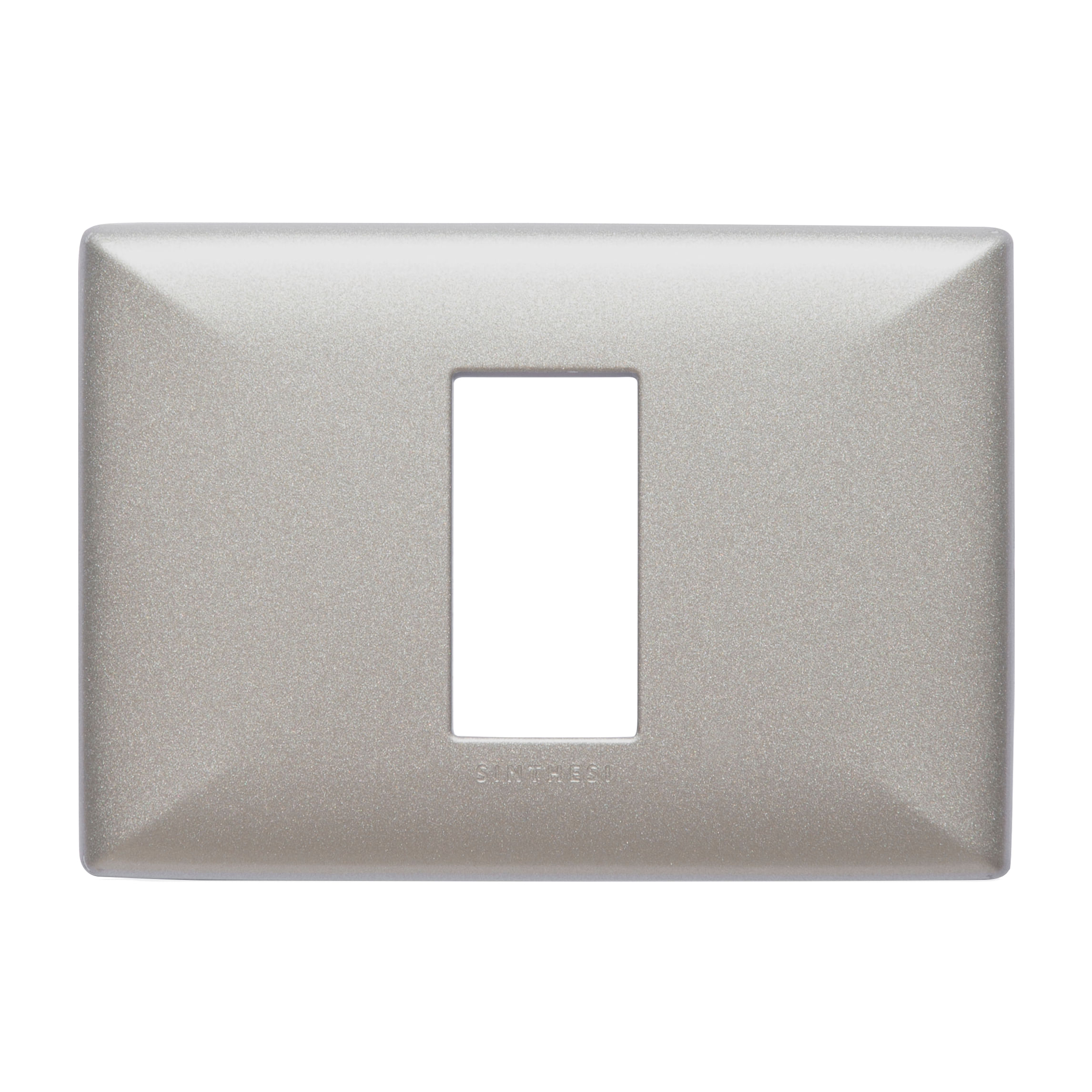 Placa 1 Puesto S22 ABS Champagne Con Soporte 220130 — Sinthesi — Sinthesi