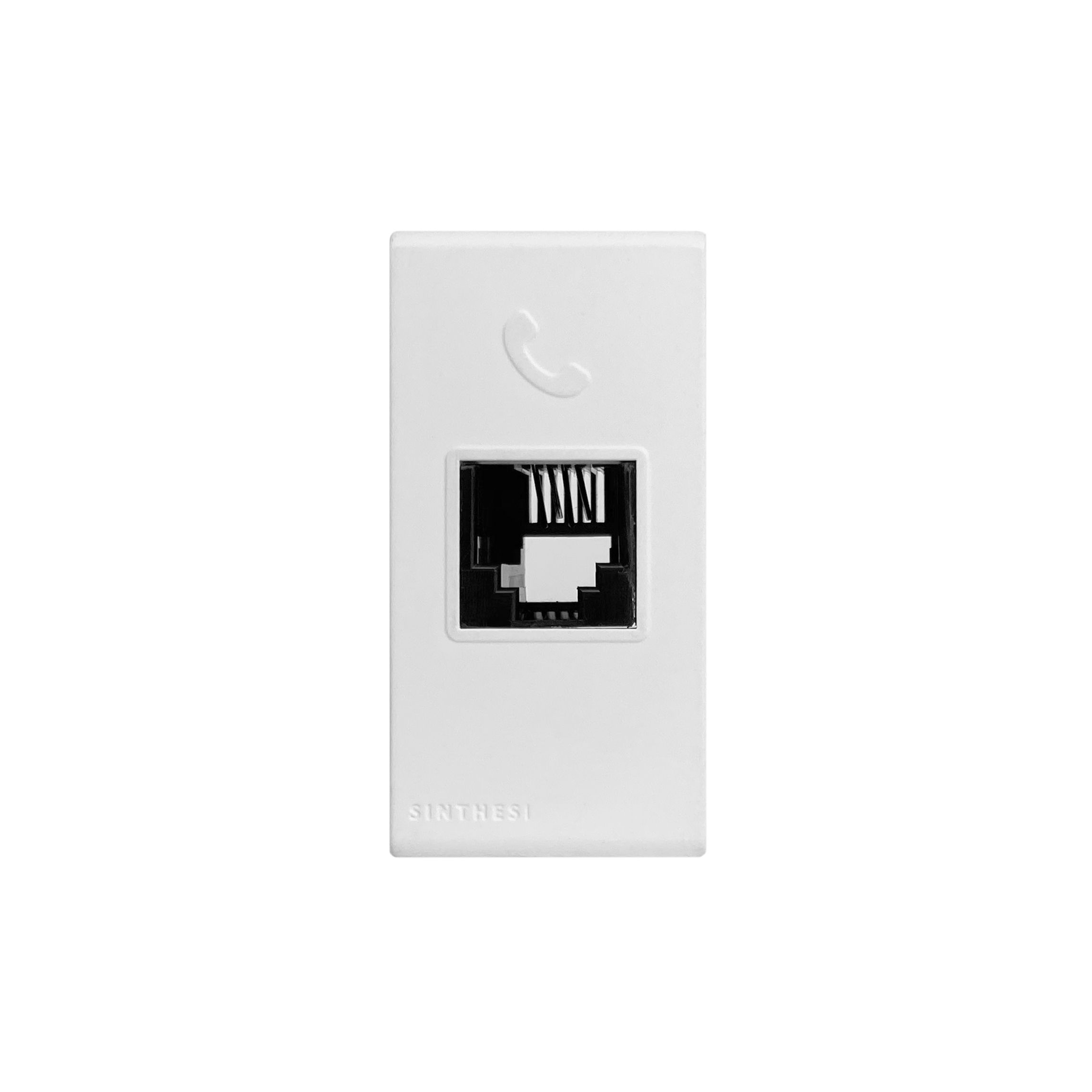 Módulo Toma Telefonica RJ11 S33 Blanco Mate 334021 — Sinthesi — Sinthesi