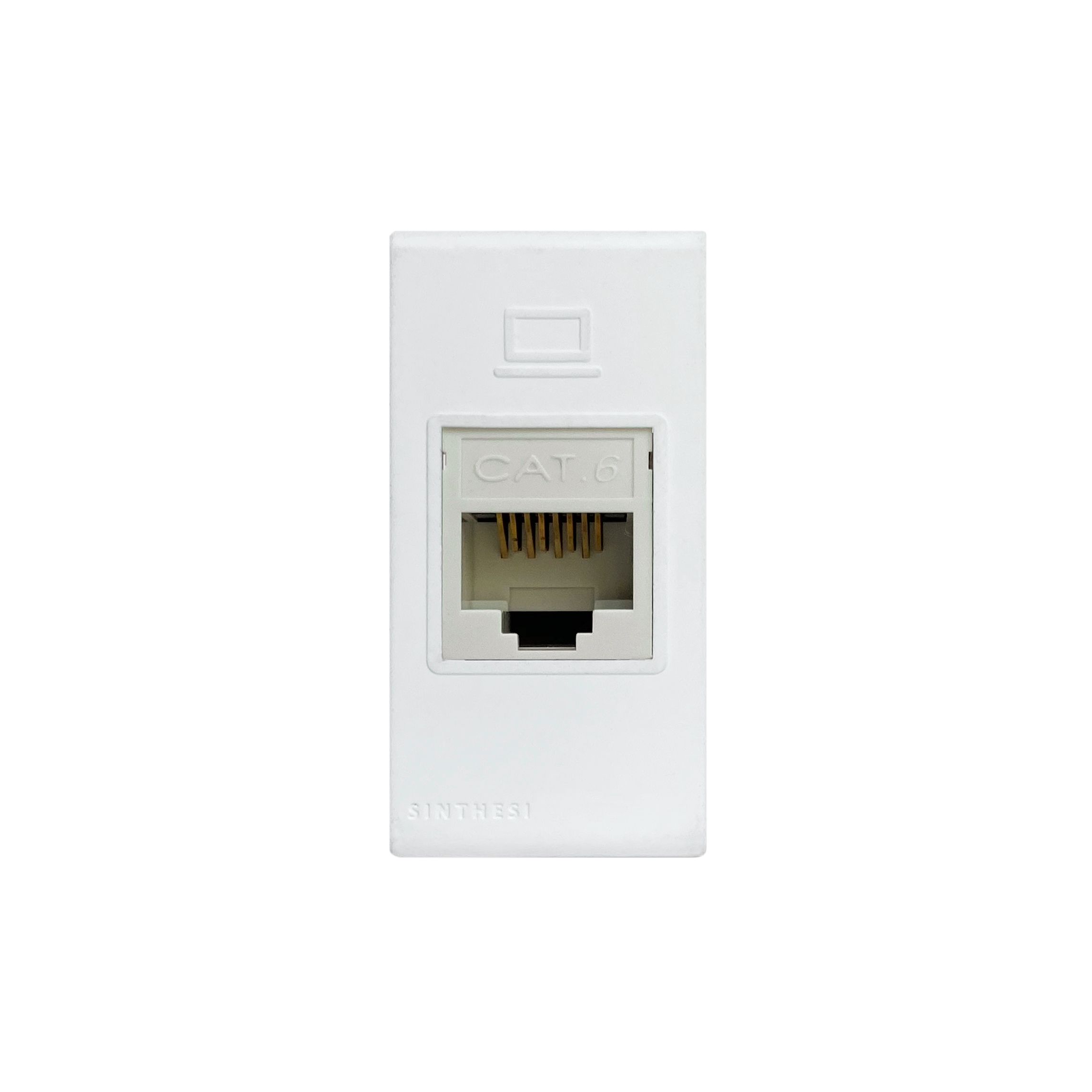 Módulo Toma Datos RJ45 Cat 6 S33 Blanco Mate 334621 — Sinthesi — Sinthesi