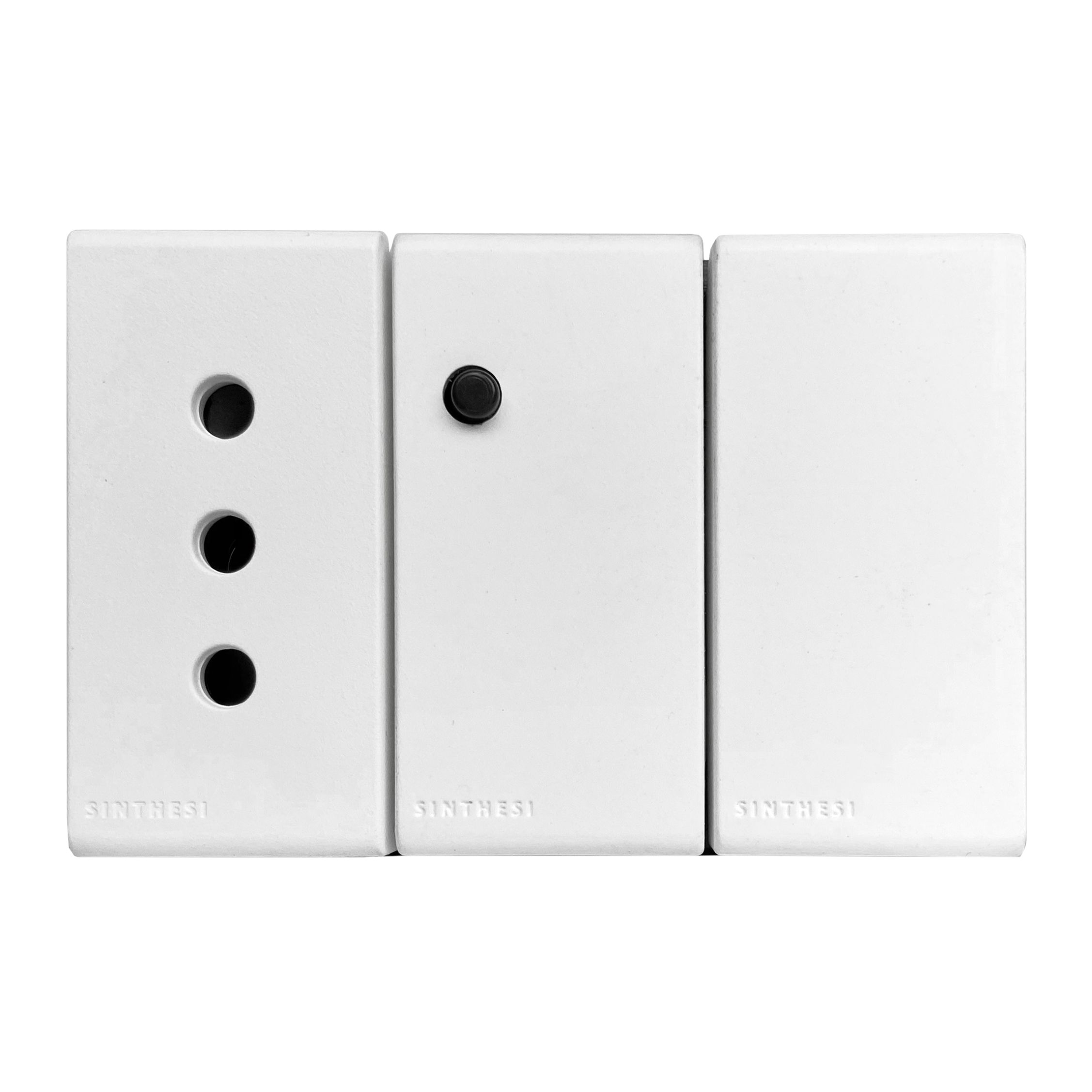 Módulo Toma Smartswitch Wifi 2.4GHZ 10A 250V S33 Blanco Mate 335521 — Sinthesi — Sinthesi