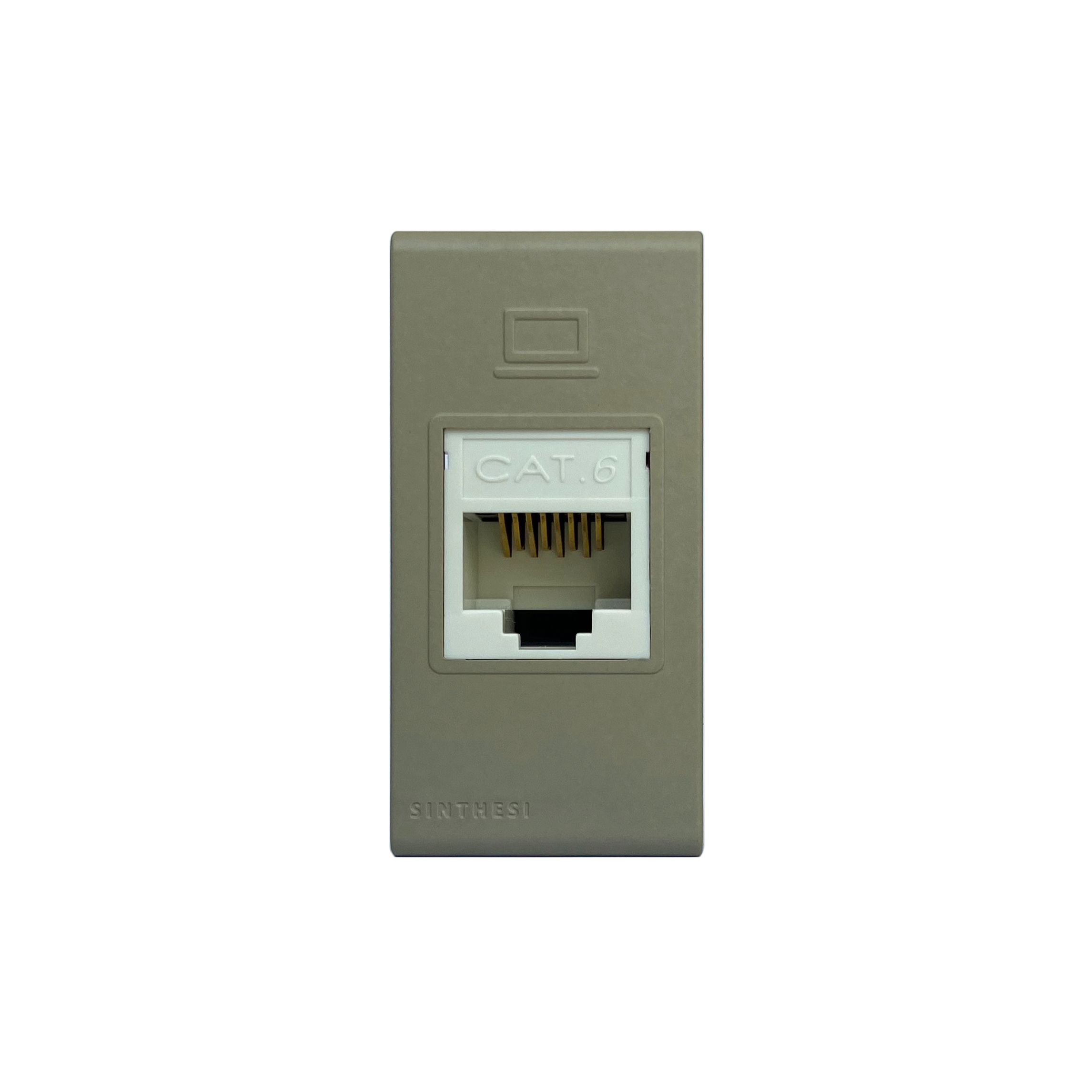 Módulo Toma Datos RJ45 Cat 6 S33 Beige Mate 334622 — Sinthesi — Sinthesi