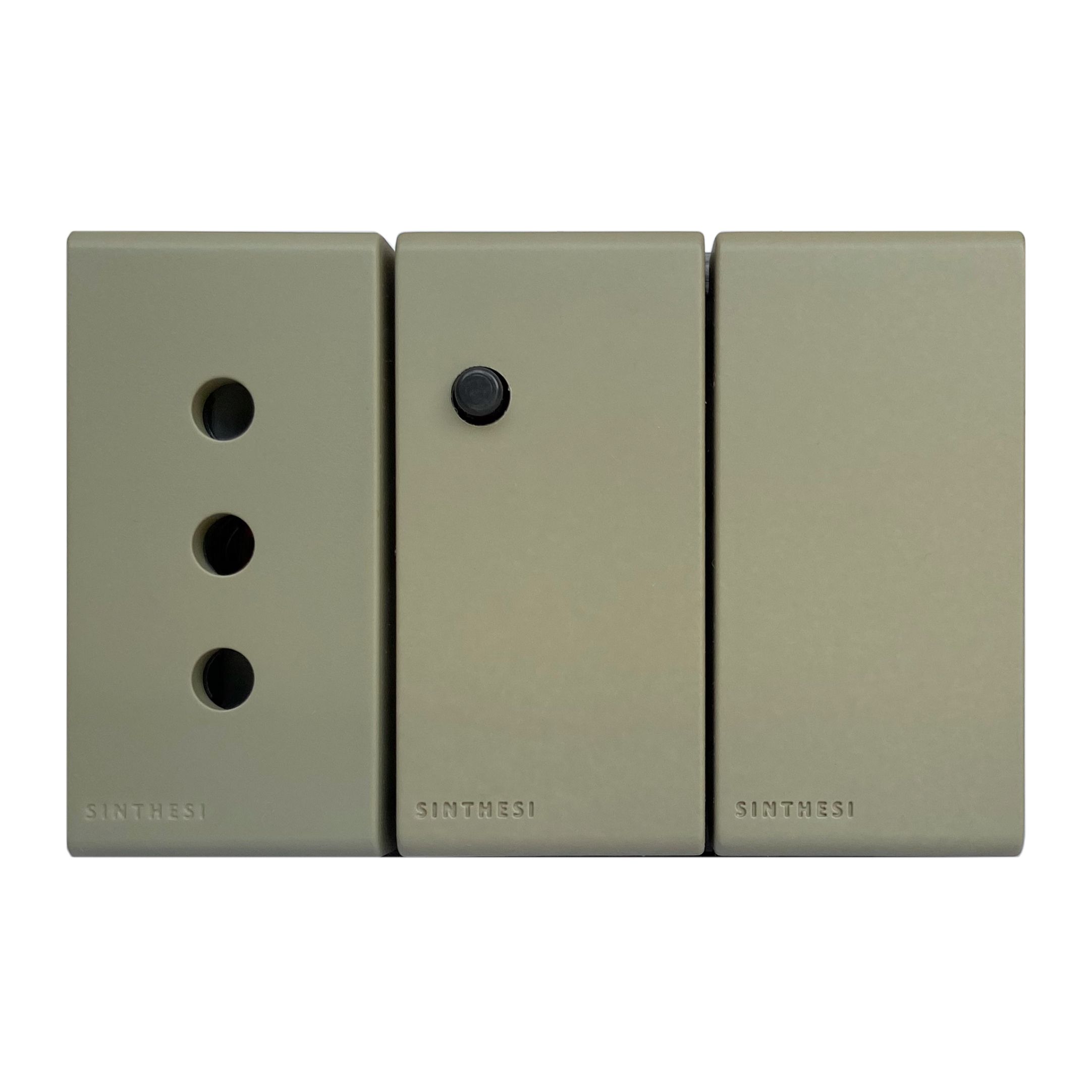 Módulo Toma Smartswitch Wifi 2.4GHZ 10A 250V S33 Beige Mate 335522 — Sinthesi — Sinthesi
