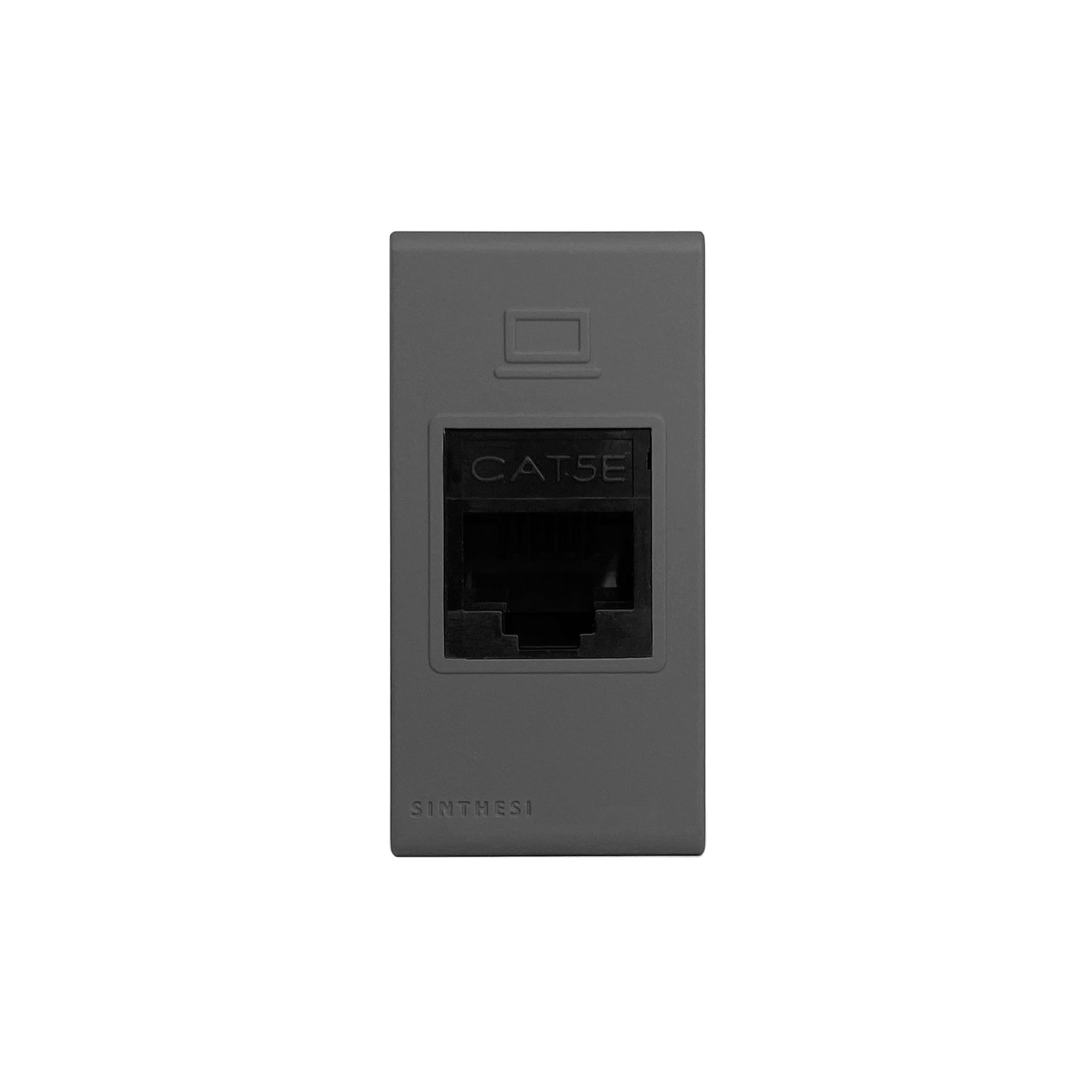 Módulo Toma Datos RJ45 Cat 5E S33 Grey Mate 334123 — Sinthesi — Sinthesi