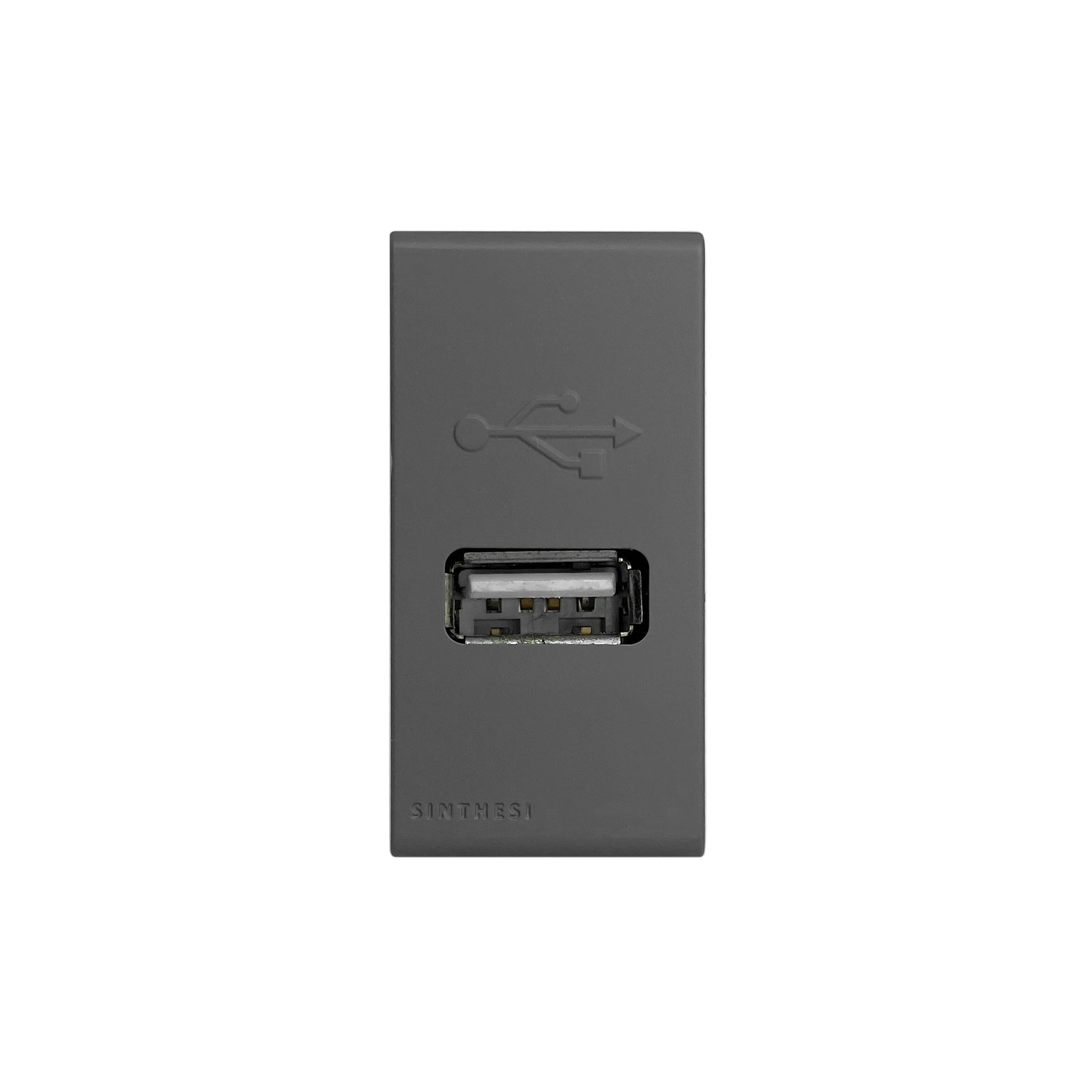 Módulo Cargador USB 1A 5V S33 Grey Mate 334723 — Sinthesi — Sinthesi
