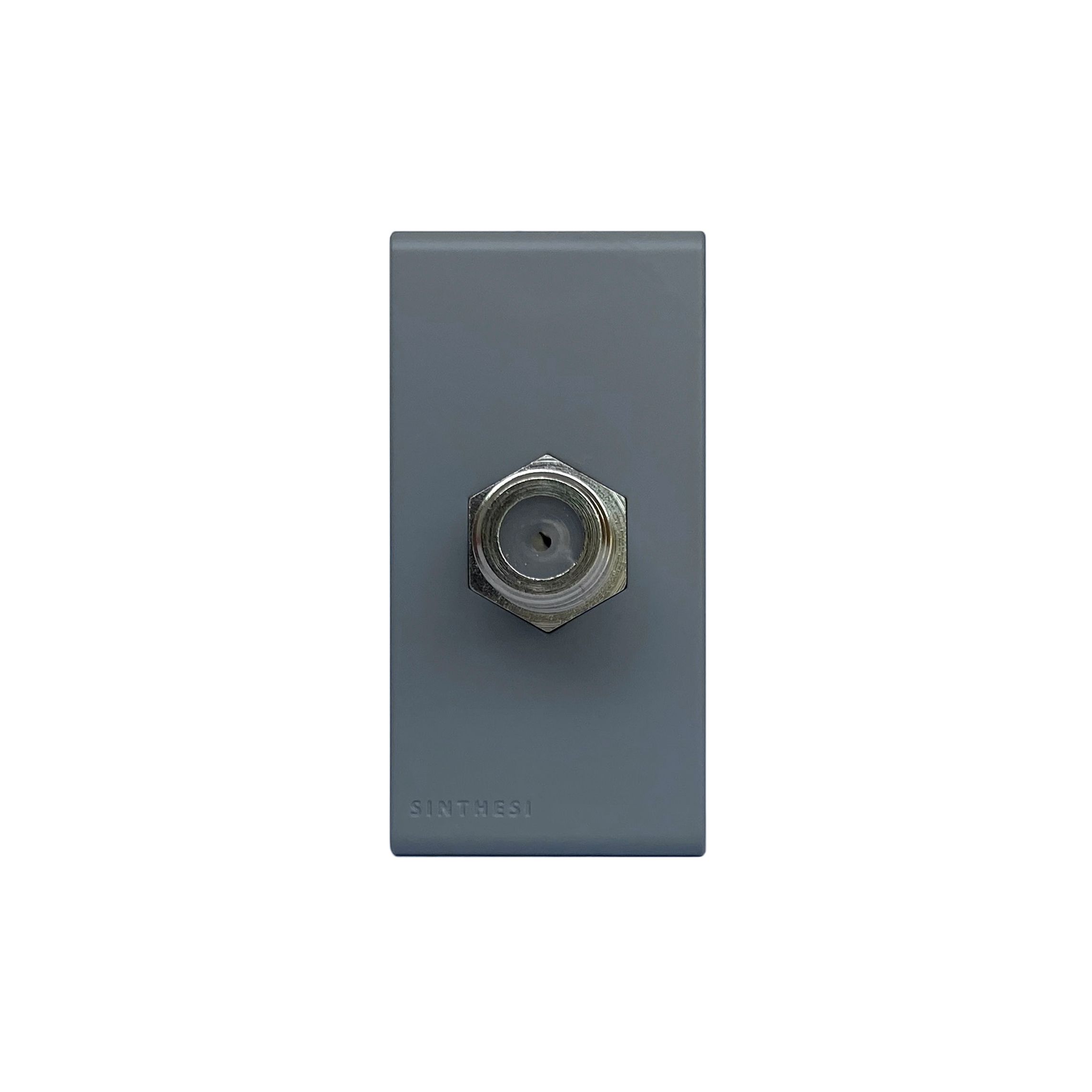 Módulo Toma Coaxial TV SAT S33 Cemento 334224 — Sinthesi — Sinthesi