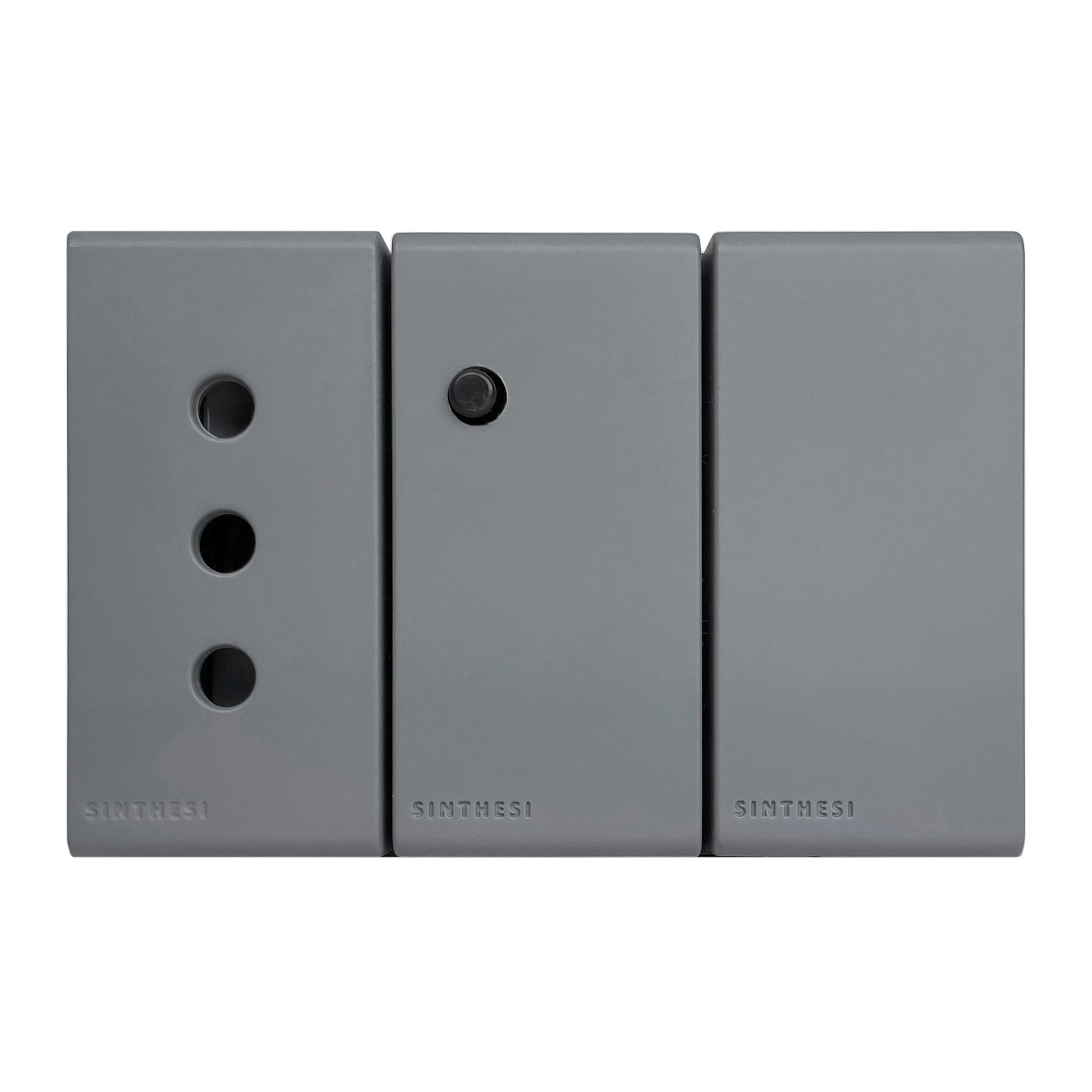 Módulo Toma Smartswitch Wifi 2.4GHZ 10A 250V S33 Cemento 335524 — Sinthesi — Sinthesi