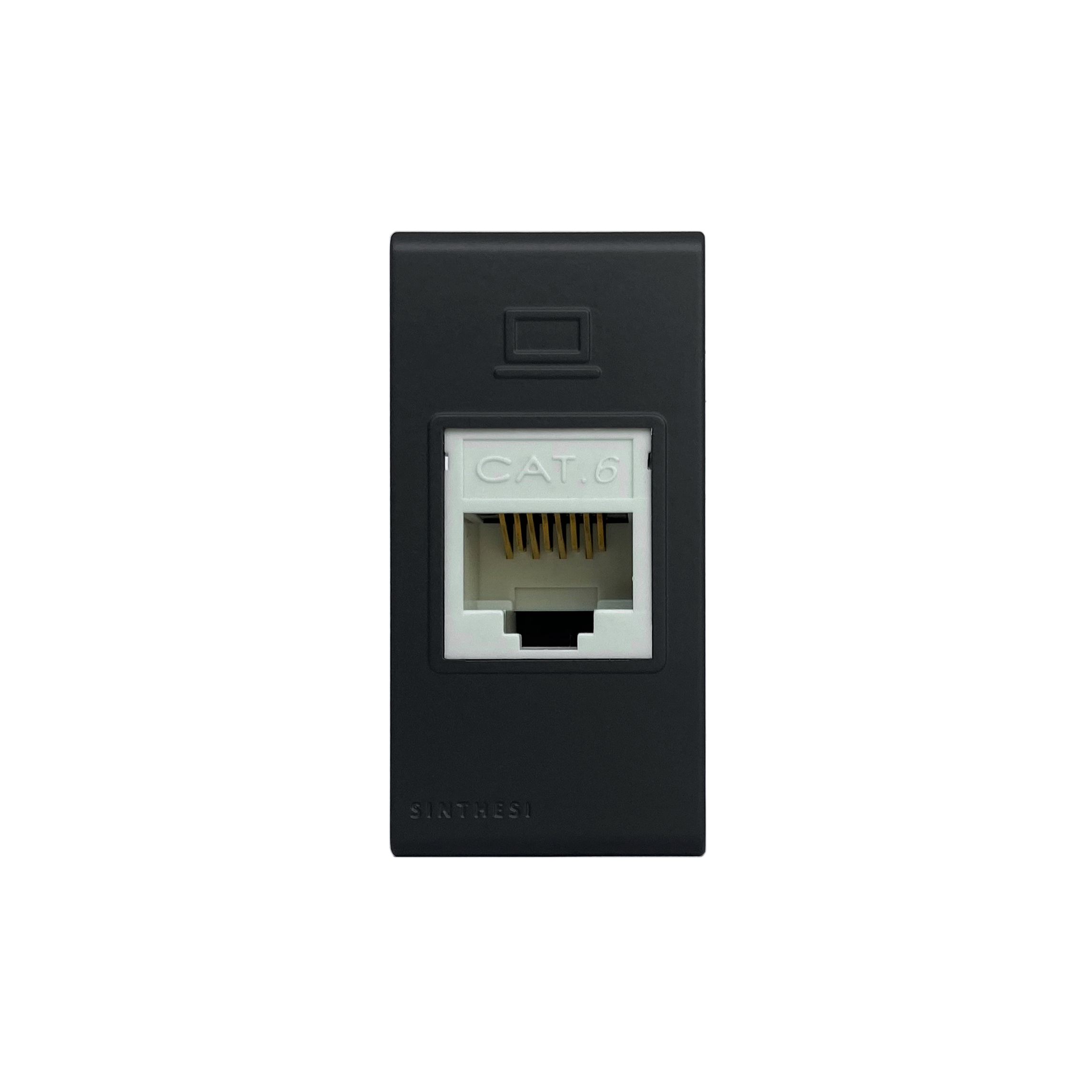 Módulo Toma Datos RJ45 Cat 6 S33 Noir Mate 334626 — Sinthesi — Sinthesi