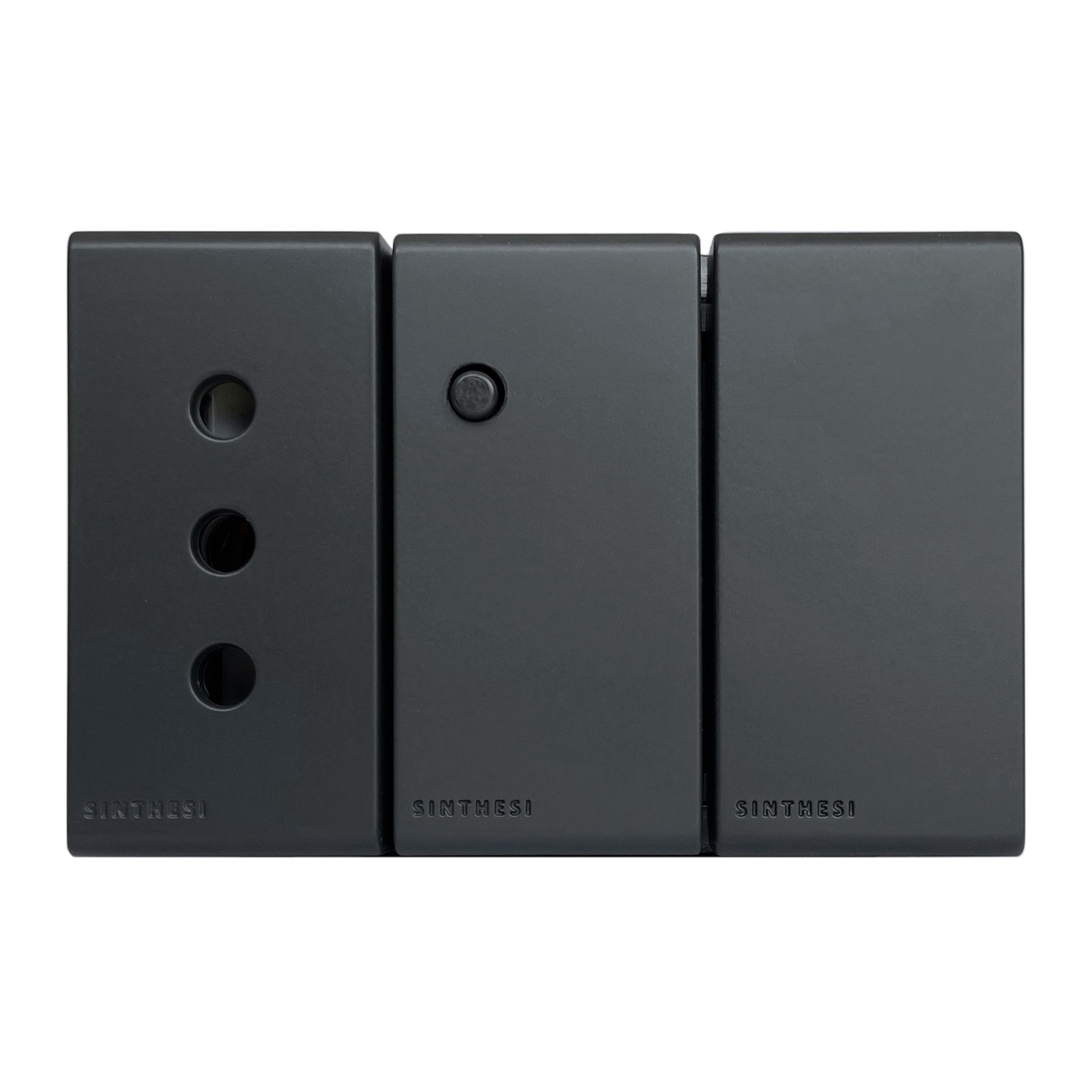 Módulo Toma Smartswitch Wifi 2.4GHZ 10A 250V S33 Noir Mate 335526 — Sinthesi — Sinthesi