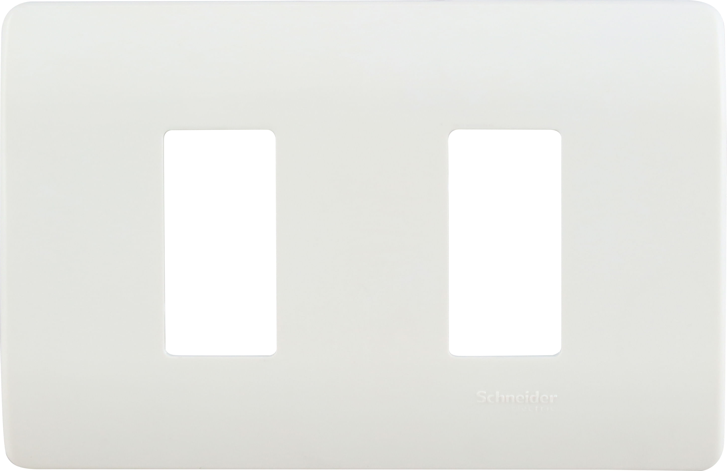 Placa 2 Puestos Con Soporte Blanca Genesis MWD130407422 (187845) — SCHNEIDER ELECTRIC