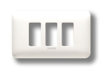 Placa 3 Puestos ABS Blanca Nea M903M3BN Magic (187957) — BTicino