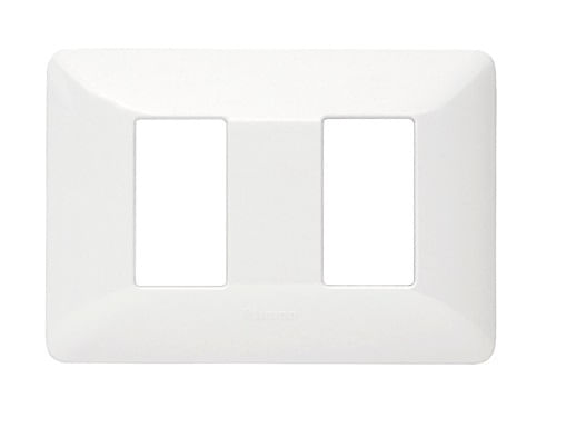 Placa 2 Puestos Gris Perla Matix AM503M2GP (188014) — BTICINO