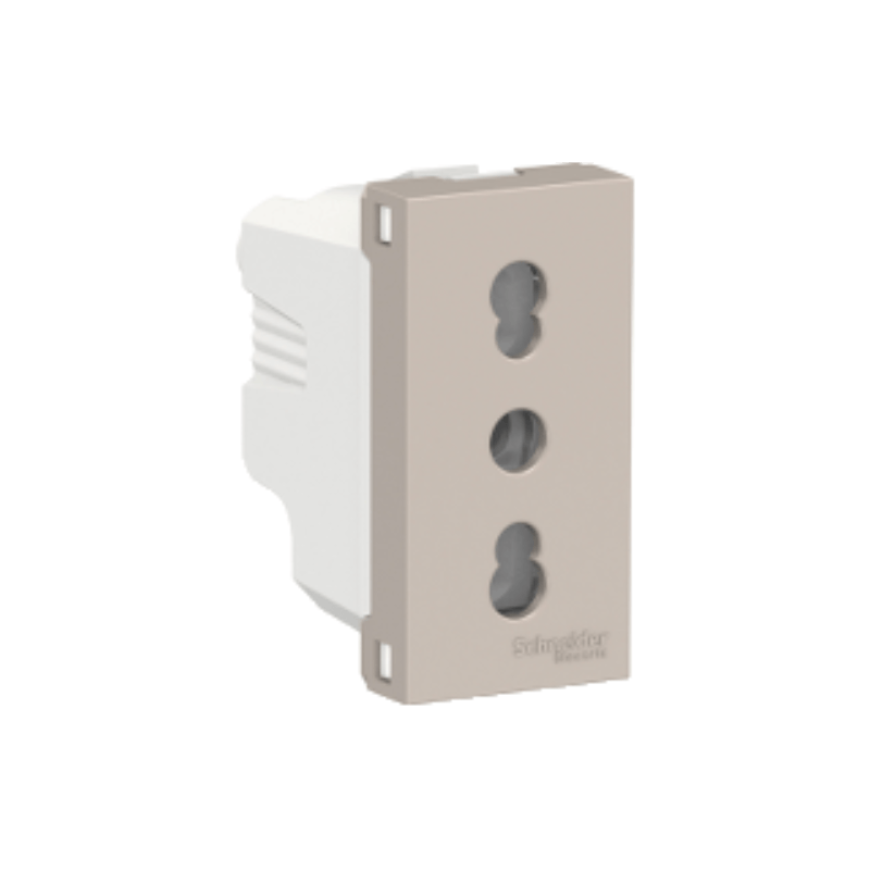 Modulo Enchufe 2P+T 10/16A 250V Beige Orion S70203864 (188305) — SCHNEIDER ELECTRIC