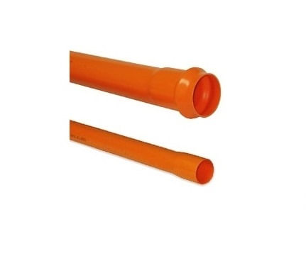 Conduit PVC 4″ 110mm C.i Clasif 3422 Medio 6MTS Naranjo (191816) — CPVC