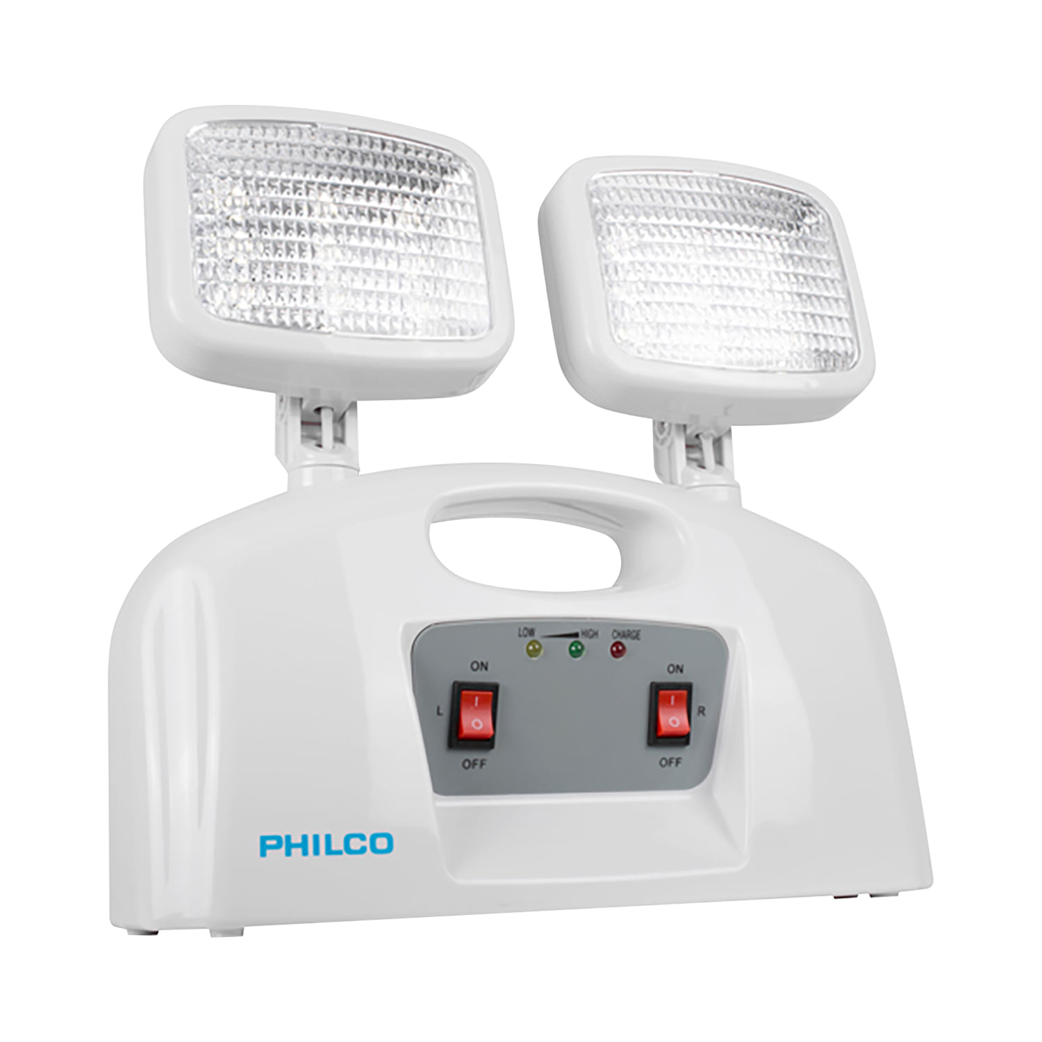 Lampara de Emergencia 2 Focos Recargable 19PHL0AT58 Philco (192600) — PHILCO
