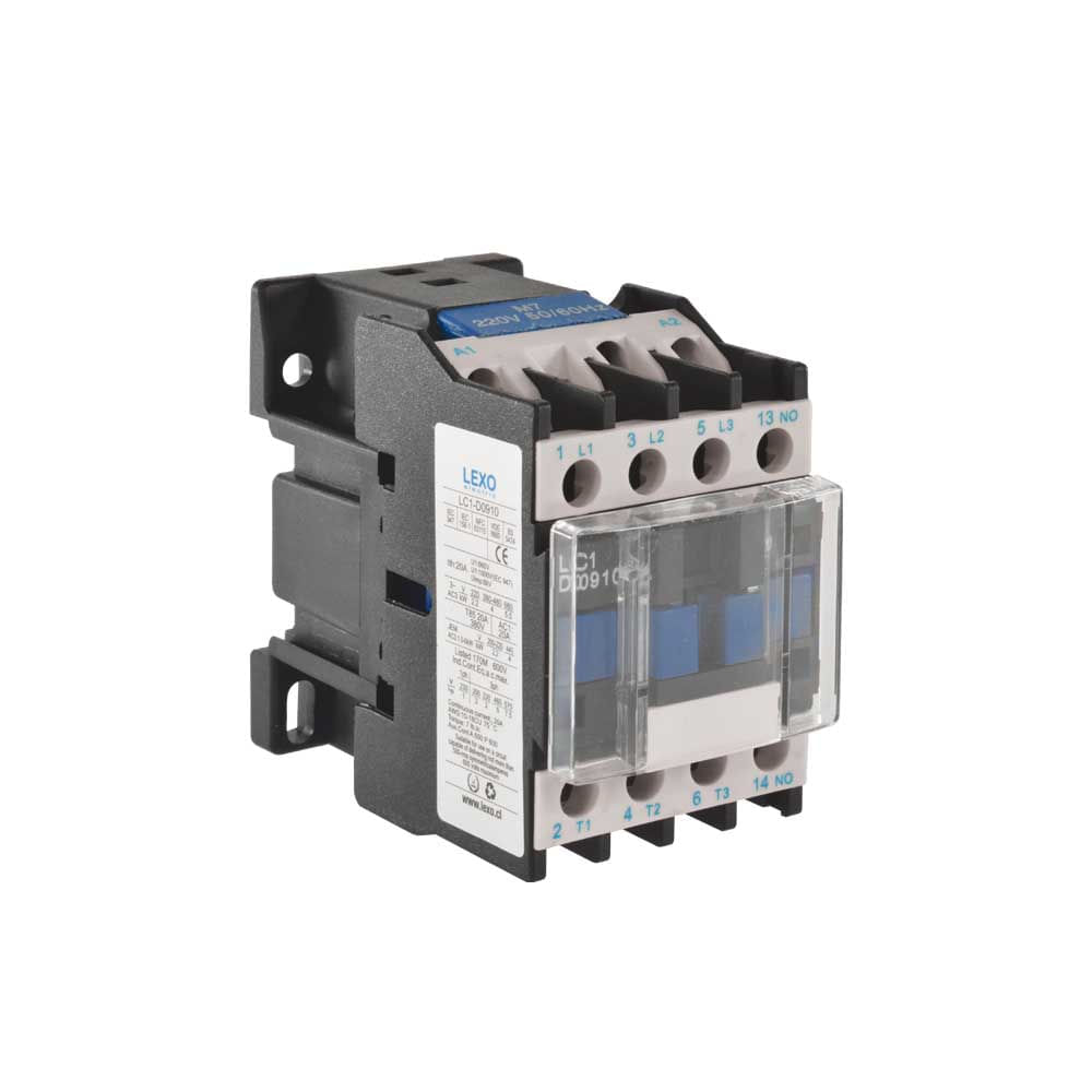 Contactor 3x9A bobina 220VAC 1NA 5343009 — LEXO