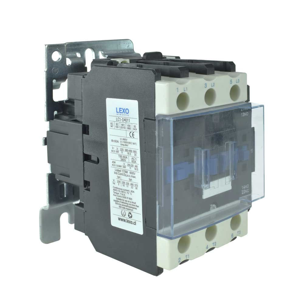 Contactor 3x40A bobina 220VAC 1NA+1NC 5343040 — LEXO
