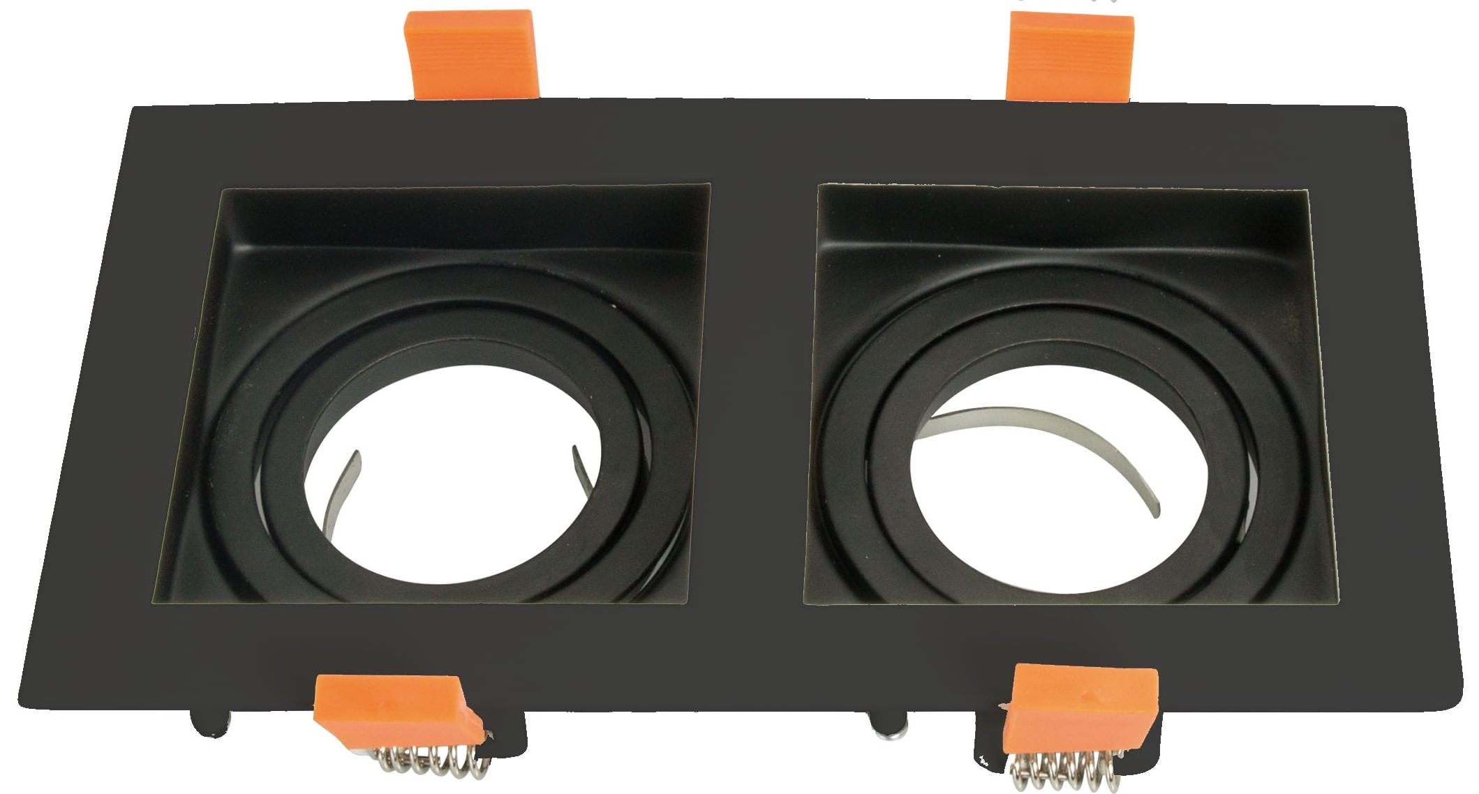 Foco Embutido Puzzle Doble Negro Evo con Base GU10 Technolamp (318602) — TechnoLamp