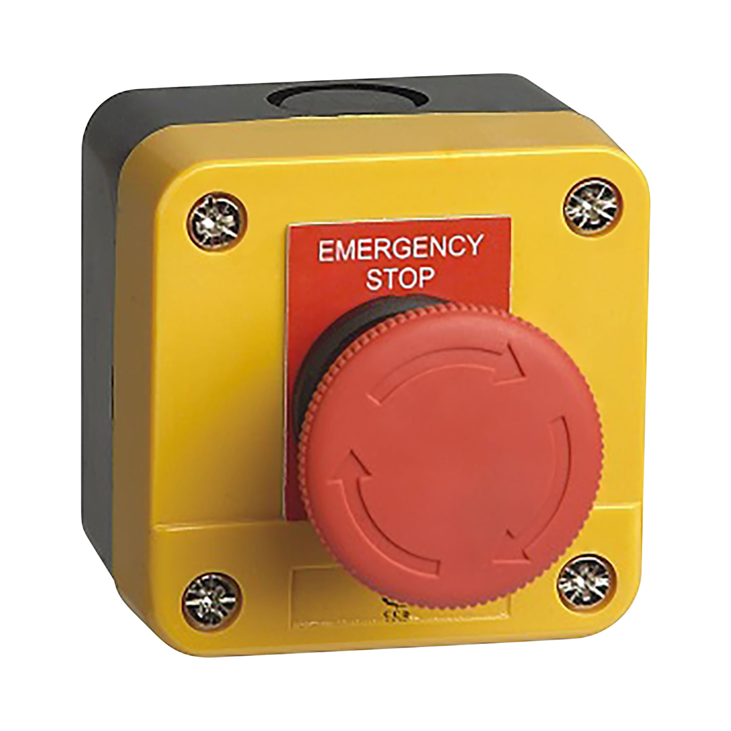 Pulsador Emergencia Con Caja Girar/desenclavar 22mm CCD IP65 (321981) — CCD